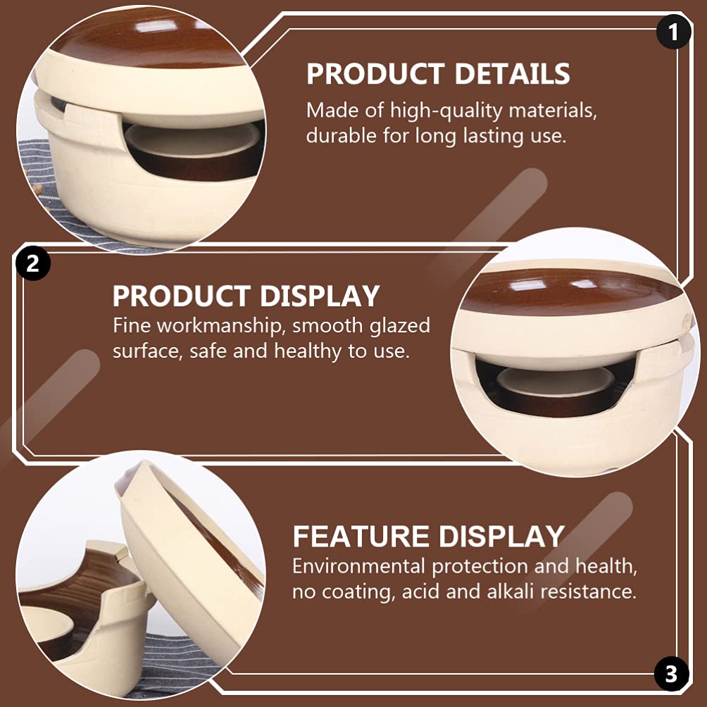 Premium Japanese Donabe Clay Pot - Ceramic Stew Pot for Kitchen, Hot Pot & Vegetable Cooking | Perfect for Soups, Stews & Traditional Japanese Dishes