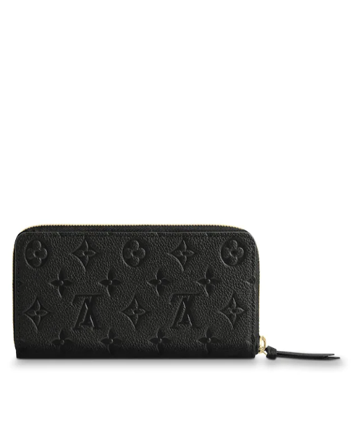 LV Clemence Wallet Monogram Empreinte Leather Noir - Luxury Women's Designer Wallet for Everyday Use & Special Occasions