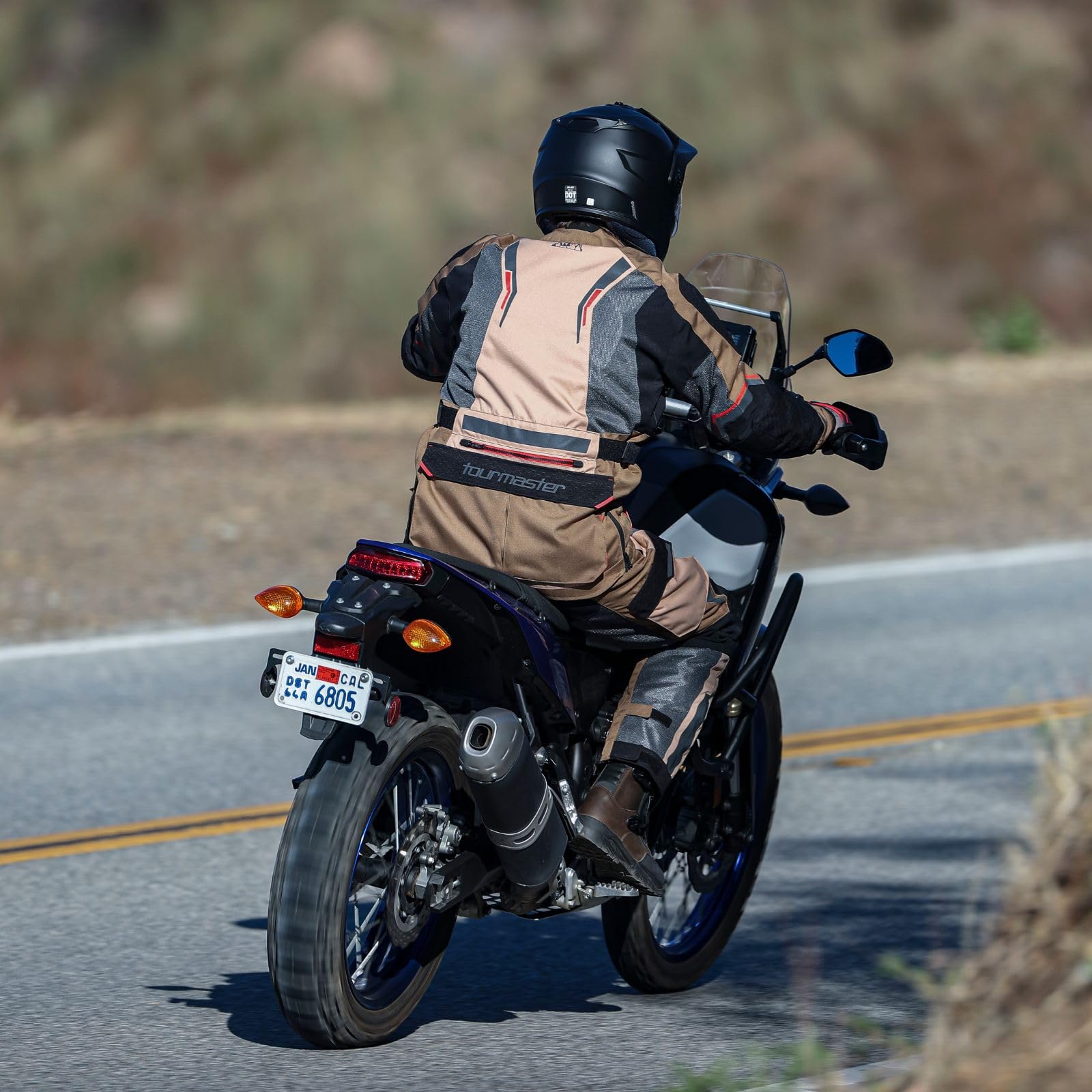 Tourmaster Men's Ridgecrest Mesh Adventure Motorcycle Jacket - Breathable Protective Riding Gear for Summer & Long-Distance Tours | Perfect for Street Bikers & Adventure Riders