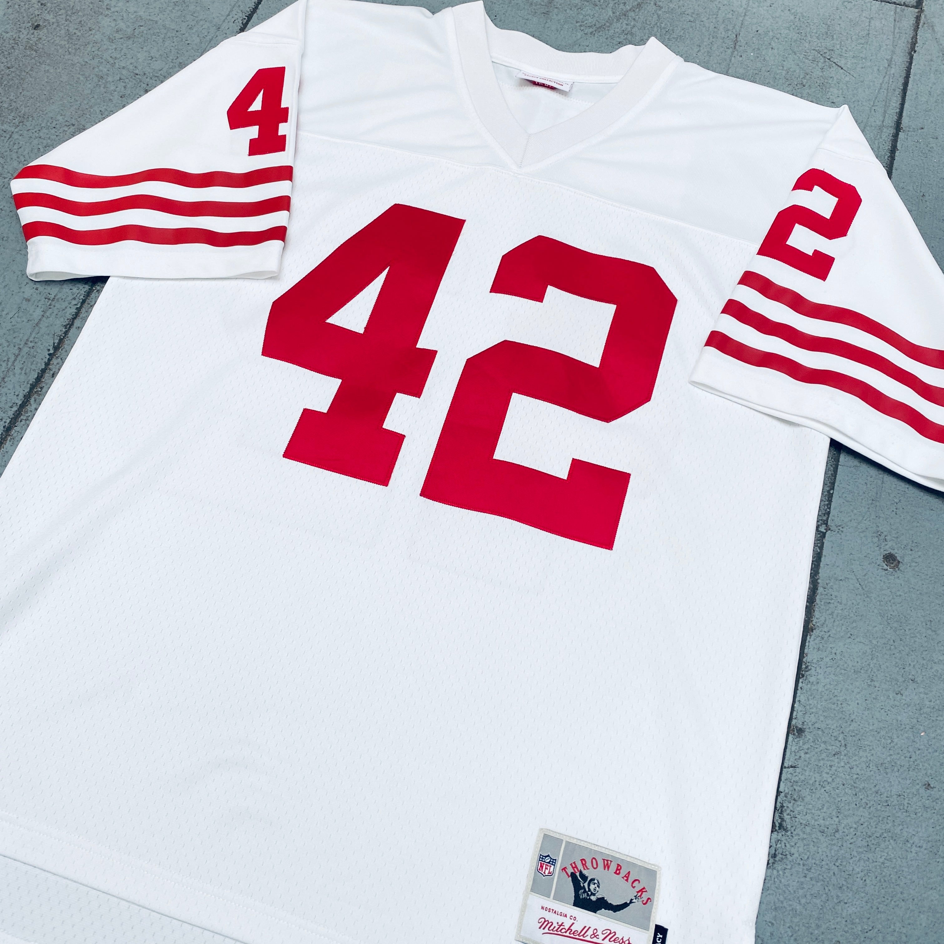 Authentic Ronnie Lott 1990 Throwback Stitched Jersey - San Francisco 49ers NFL Football Jersey (Size L) - Perfect for Game Day, Tailgating & Fan Collections
