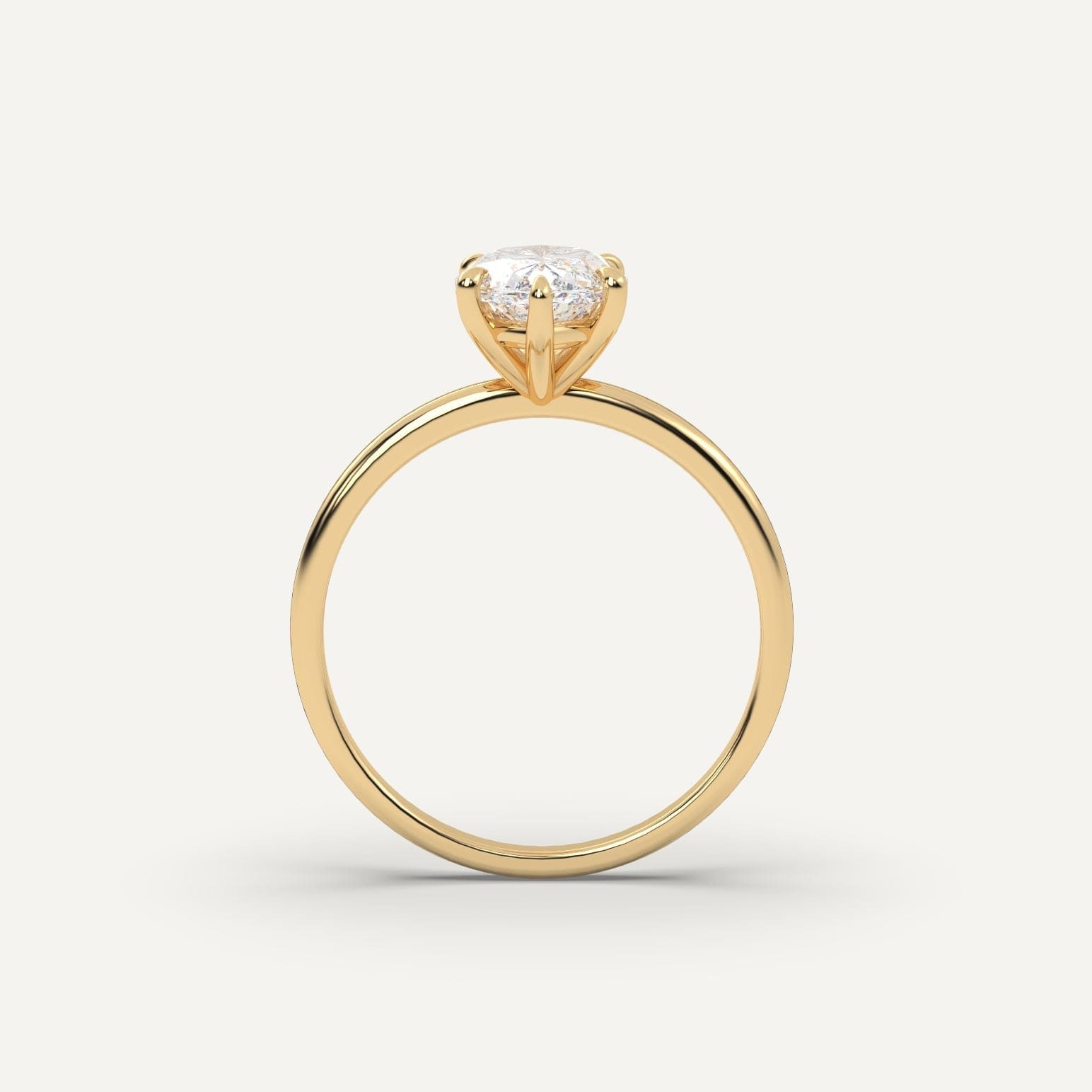 2 Carat Marquise Cut Diamond Ring - Elegant Solitaire Engagement Ring for Women, Perfect for Proposals, Anniversaries & Special Occasions