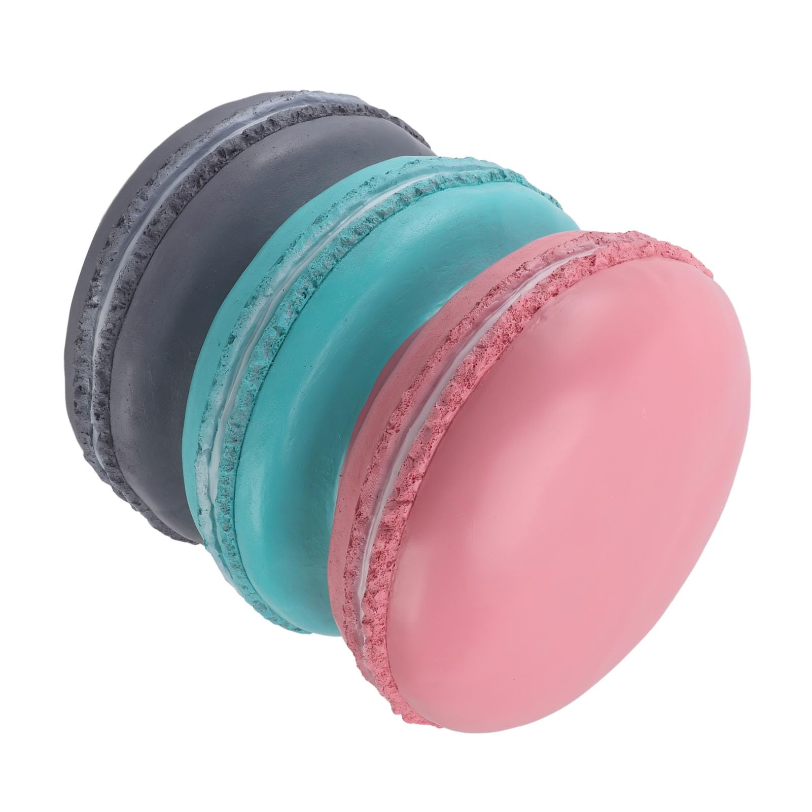 Macaron Biscuit Shaped Cute Food Shoe Stool - Compact Foot Rest for Living Room, Bedroom & Office - Ergonomic Support for Work, Gaming & Relaxation