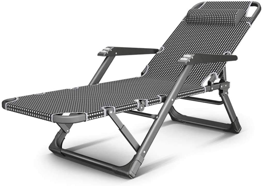 Premium Zero Gravity Folding Chair - Adjustable Sun Lounger & Recliner for Beach, Patio, Garden, Camping & Outdoor Relaxation | Waterproof & Portable Deck Chair (Grey) | Perfect for Backyard, Poolside & Vacation Getaways