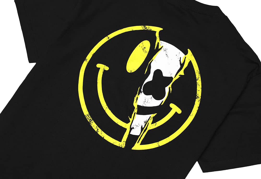 Marshmello Official Broken Smile Graphic T-Shirt - Cotton Tee for Men & Women - Perfect for Concerts, Festivals & Casual Wear