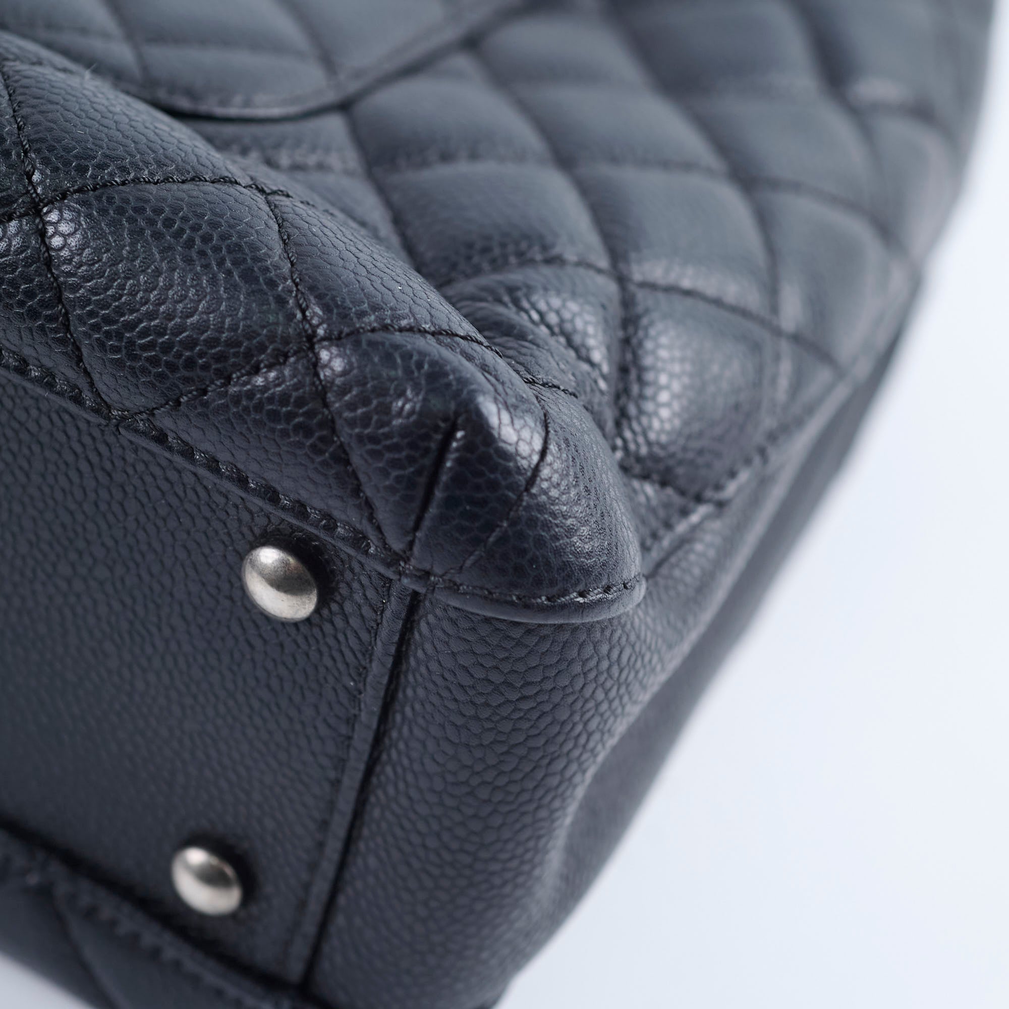 Chanel Caviar Leather City Shopping Tote Bag - Black (2023 Collection) | Luxury Designer Handbag for Women, Work & Travel