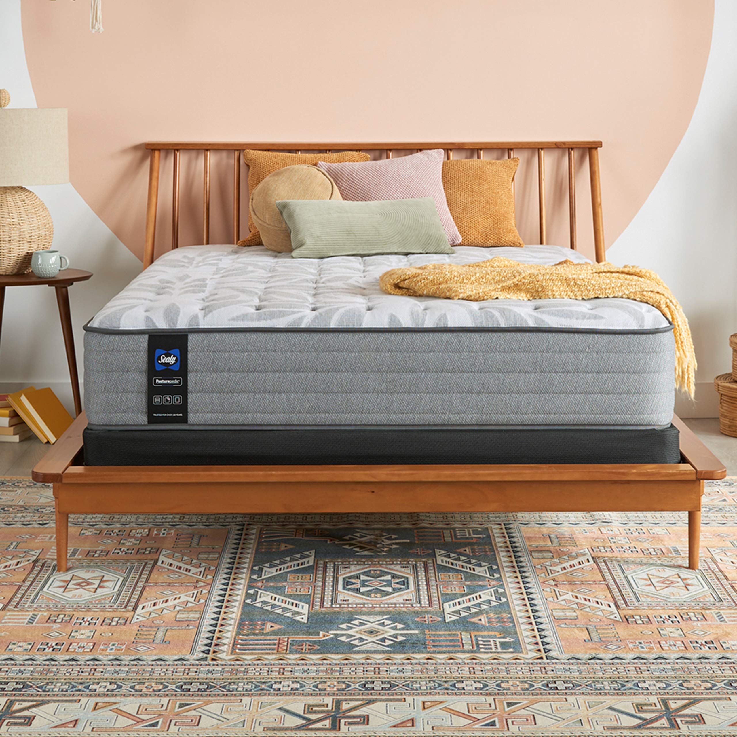Sealy Posturepedic Ultra Firm Spring Silver Pine Mattress - Split California King Size for Back Pain Relief & Support | Perfect for Master Bedrooms & Guest Rooms