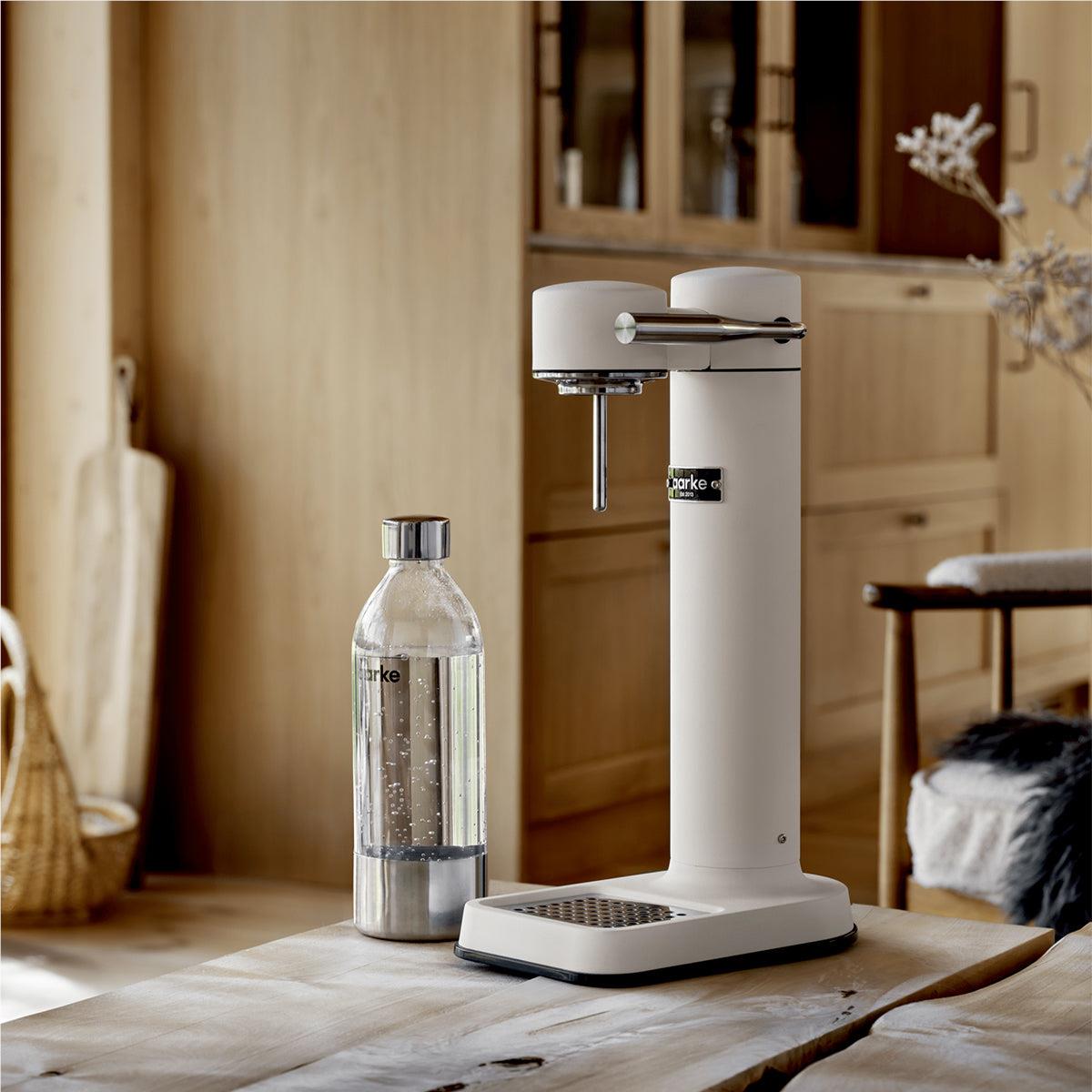 Aarke Carbonator III Sparkling Water Maker - Premium Matte White Home Soda Machine for Fresh Sparkling Water & Carbonated Drinks | Perfect for Kitchen, Office, Parties & Healthy Hydration