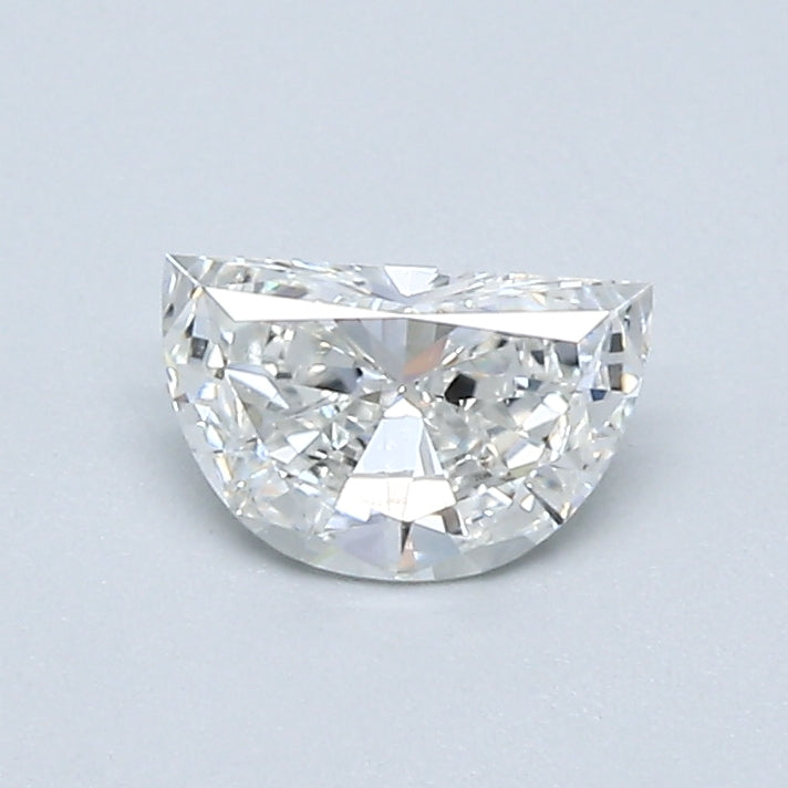 0.41 Carat G Color VS1 Clarity Half Moon Diamond for Engagement Rings & Wedding Bands