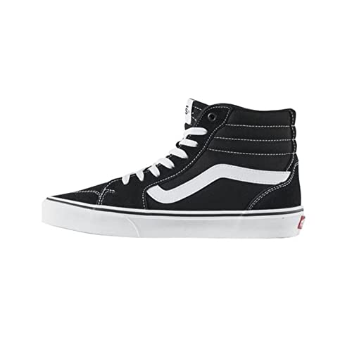 Suede Canvas Black White