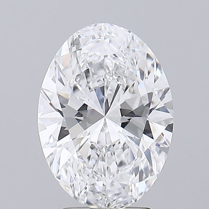 3.22 Carat D VVS2 Oval Lab-Grown Diamond - Stunning Engagement Ring for Women, Perfect for Proposals & Anniversaries