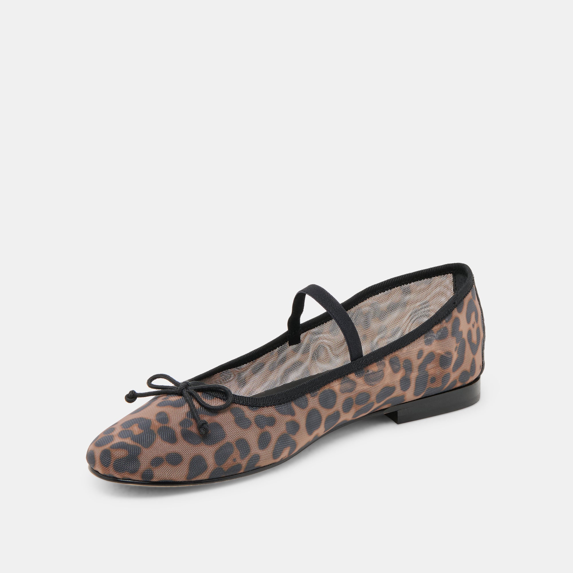 Cadel Women's Ballet Flats - Leopard Print Mesh Slip-On Shoes for Comfort & Style | Perfect for Work, Casual Outfits & Dance