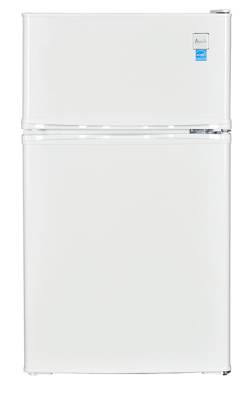 Avanti RA31B0W 3.1 Cu Ft Compact Refrigerator - White, Energy Efficient Mini Fridge for Dorm, Office, Bedroom or Kitchen