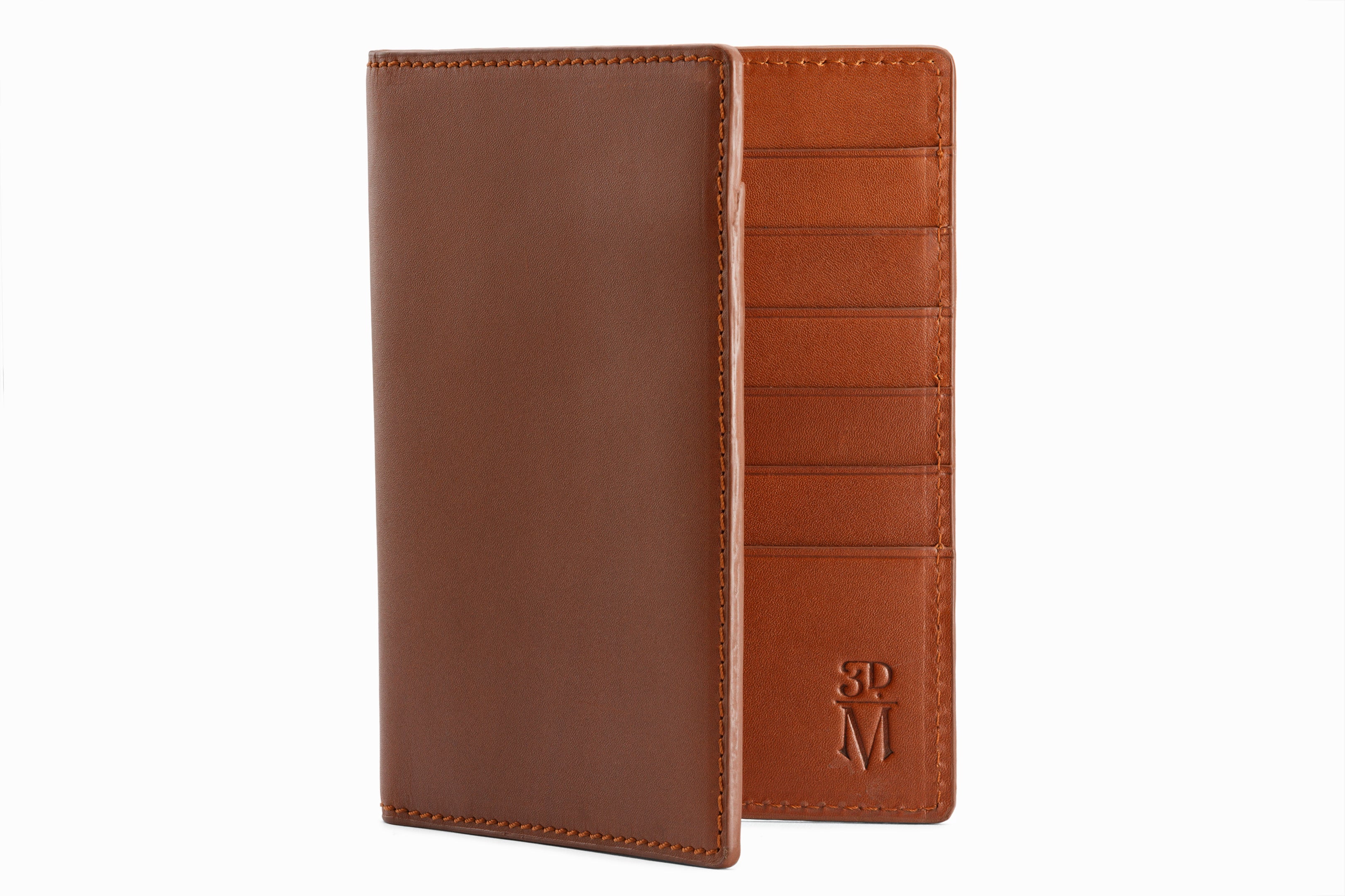 Premium Genuine Leather Passport Wallet - RFID Blocking Travel Wallet for Men & Women - Stylish Brown Passport Holder for International Trips & Air Travel