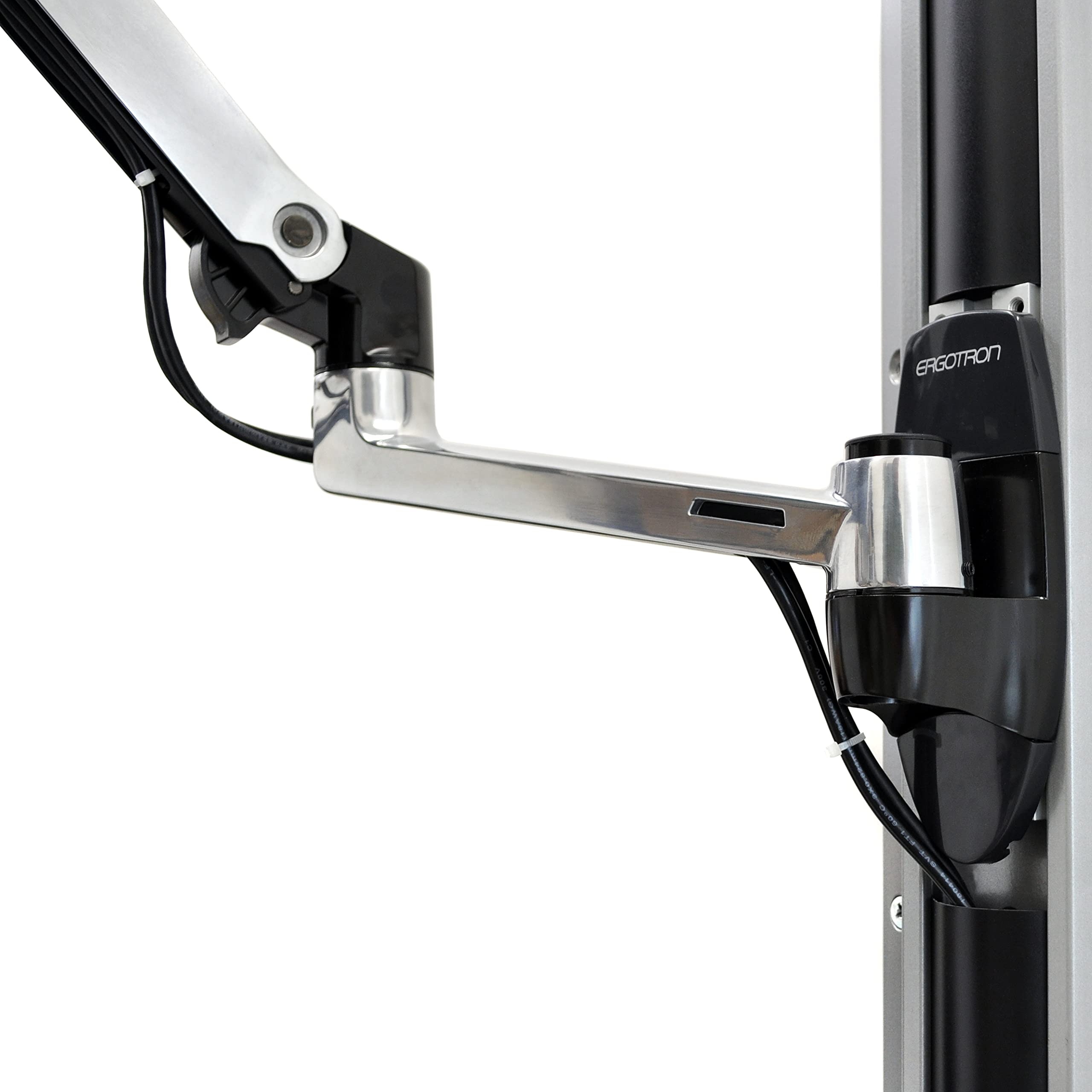 Ergotron LX Single Monitor Arm - VESA Wall Mount Bracket for 34 Inch Screens (7-25 lbs) - Adjustable Aluminum Stand for Home Office & Gaming Setup
