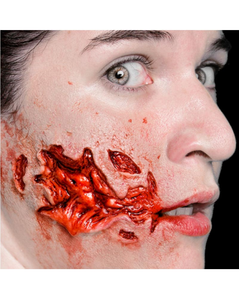 3D FX Transfer Gash Medium - Realistic Wound Makeup for Halloween, Cosplay & Special Effects - Perfect for Costume Parties, Theater & Film Productions