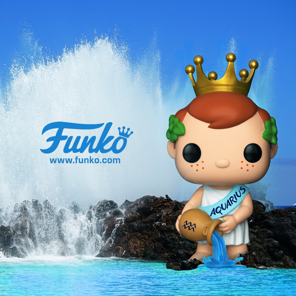 Funko POP! Zodiac: Aquarius Freddy Limited Edition #8 - Collectible Vinyl Figure for Astrology Fans & Gift for Aquarius Birthdays
