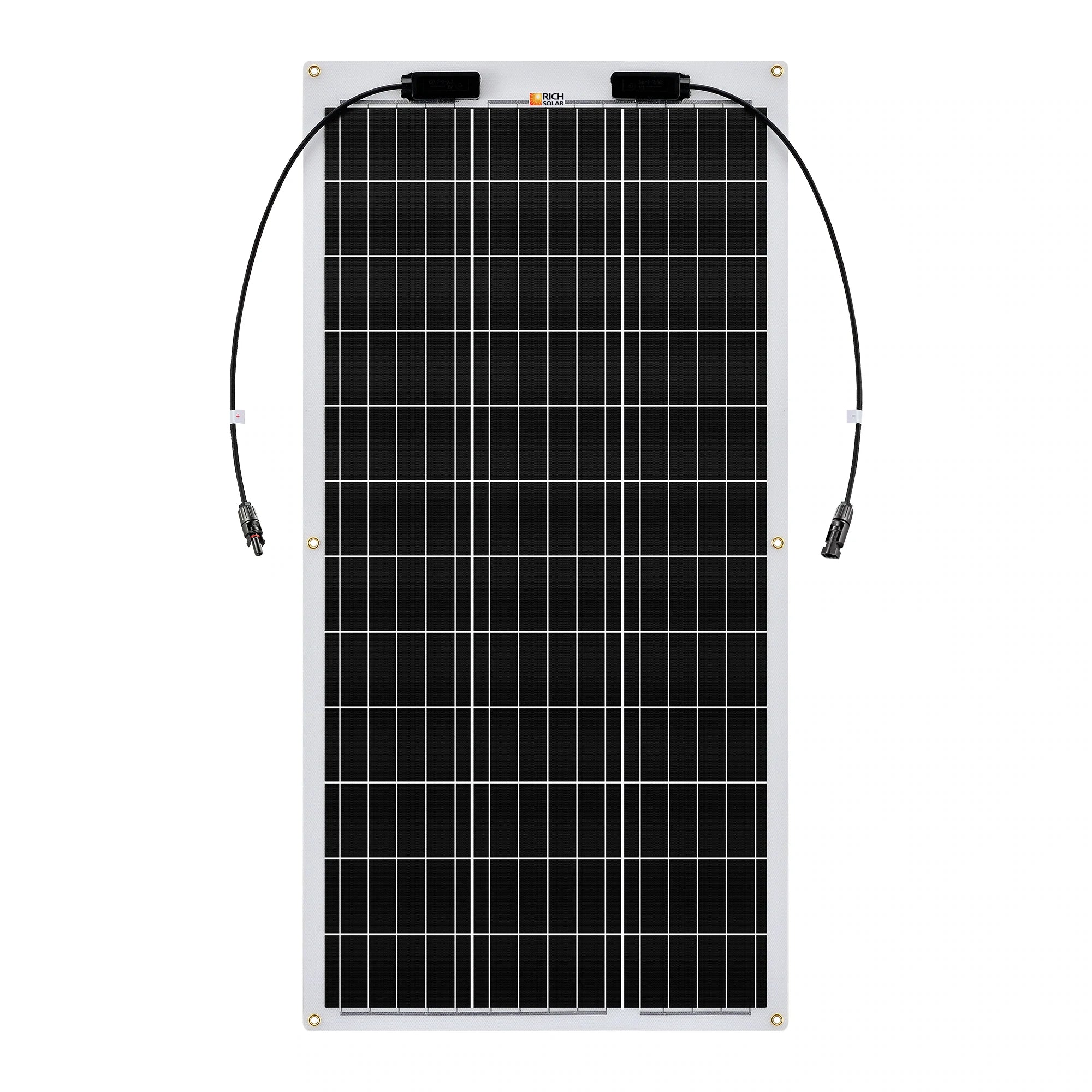 Rich Solar MEGA 100W Flexible Monocrystalline Solar Panel - Lightweight Bendable Solar Charger for RV, Boat, Camping & Off-Grid Power