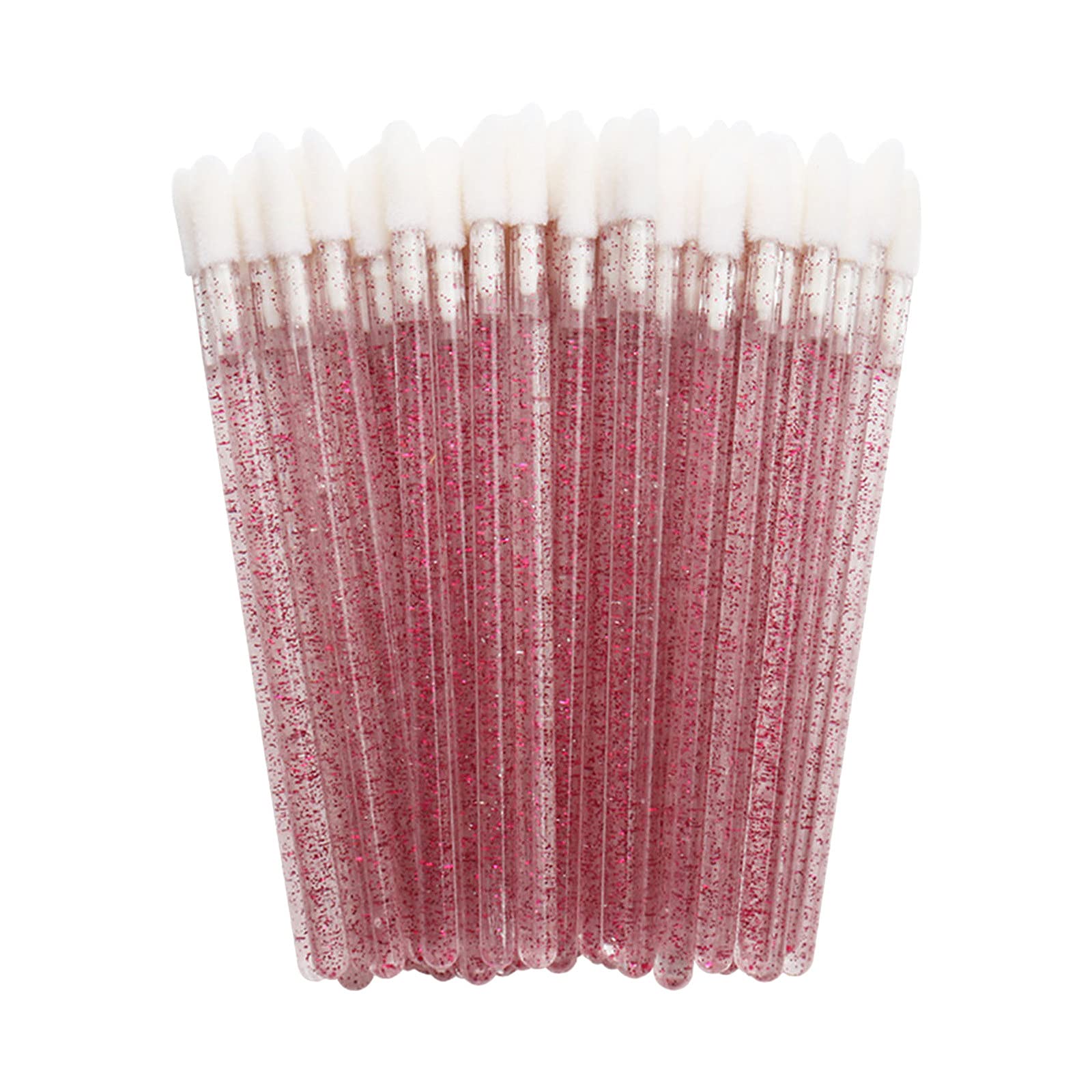 TOPRenddon Disposable Lipstick Brush - Crystal Lip Gloss Applicator, Makeup Brush for Precise Lipstick & Gloss Application - Perfect for Professional Makeup Artists & Home Beauty Routines