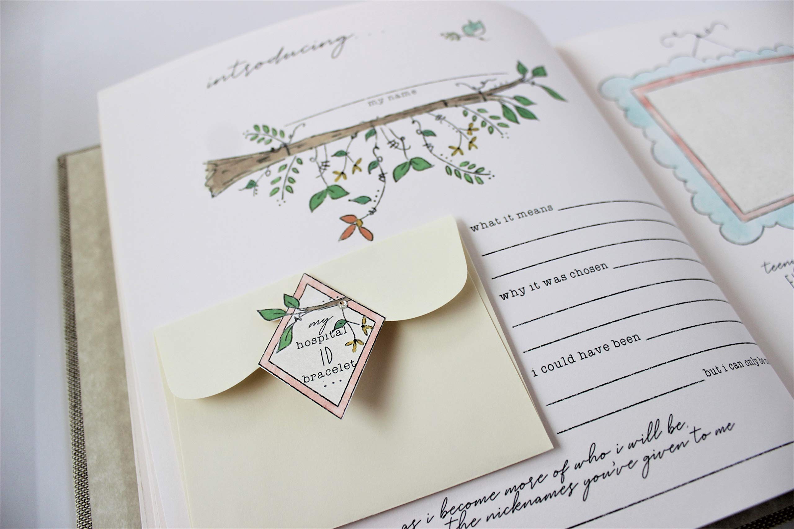 Beautiful Baby Memory Book Keepsake - Hugs and Kisses XO Baby Boy Scrapbook with Bat & Balls Design | Baby Journal & Photo Album for Newborn Milestones, First Year Memories, and Special Occasions