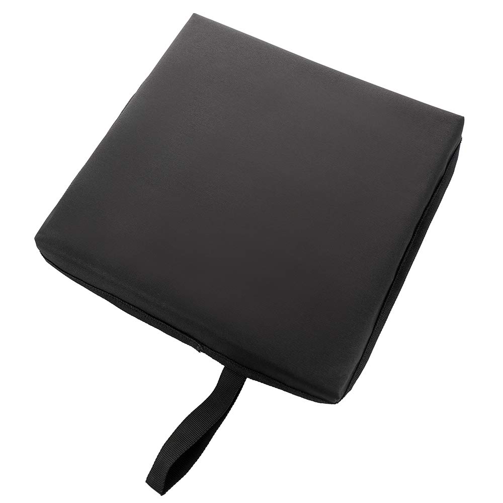Portable Stadium Seat Cushion - Comfortable Bleacher Chair Pad for Baseball, Football Games & Outdoor Events - Perfect for Concerts, Festivals, Travel, Camping & Hiking - Black
