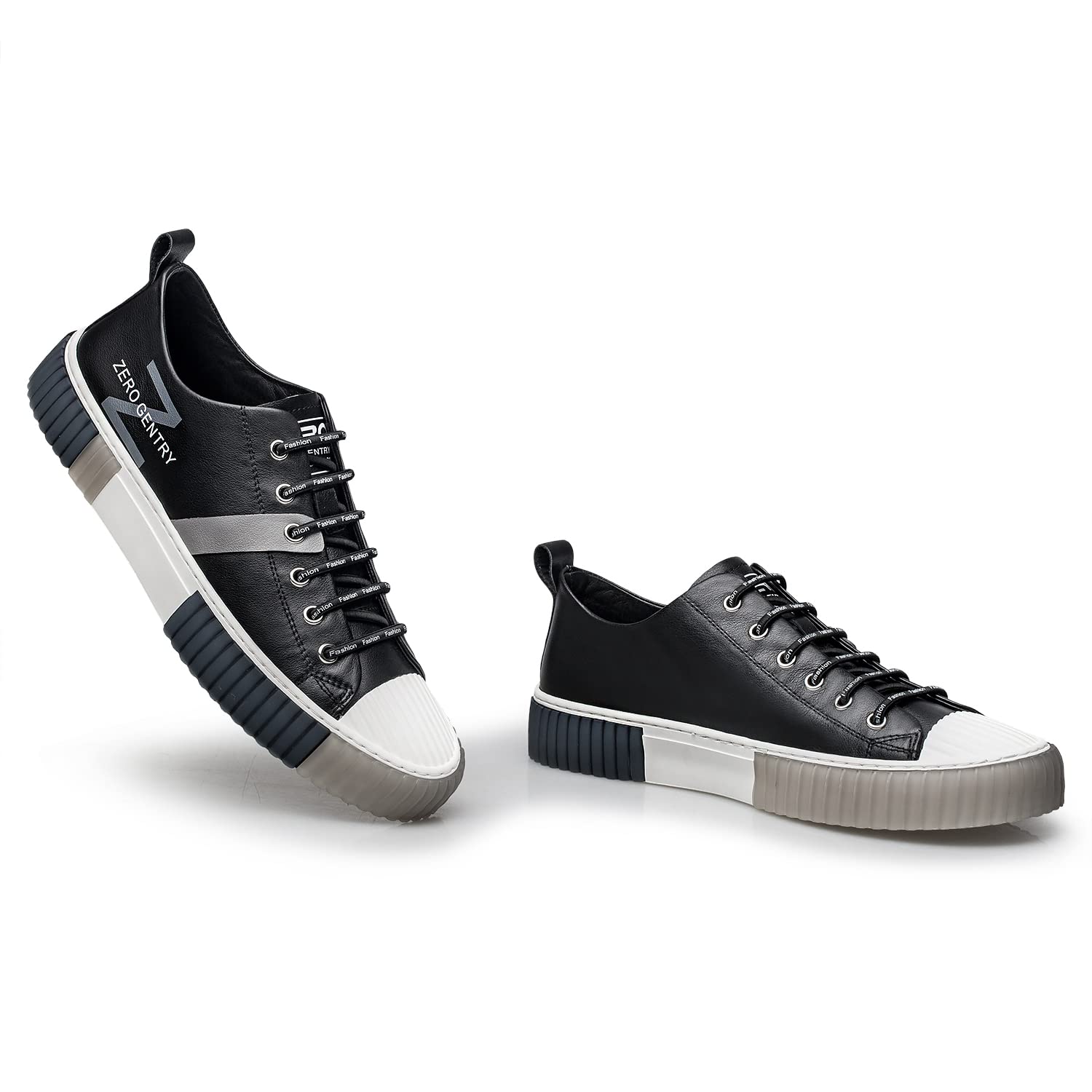 ZRO Men's Leather Sneakers - Stylish & Comfortable Casual Shoes for Men S03300 | Perfect for Everyday Wear, Office & Outdoor Activities