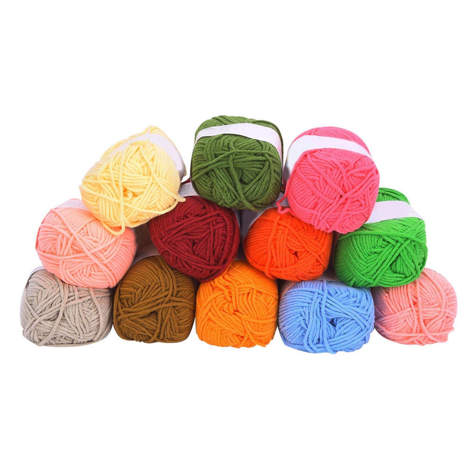 Premium Crochet Yarn for Knitting - Soft & Durable Wool Yarn for Handmade Crafts, Crochet Projects, Scarves, Hats & DIY Home Decor - Perfect for Beginners & Advanced Knitters