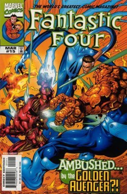 Fantastic Four #15 Comic Book - First Iron Man Appearance | Marvel Collectible, Vintage Superhero Story for Fans & Collectors | Perfect for Display, Gifts, and Comic Book Collections