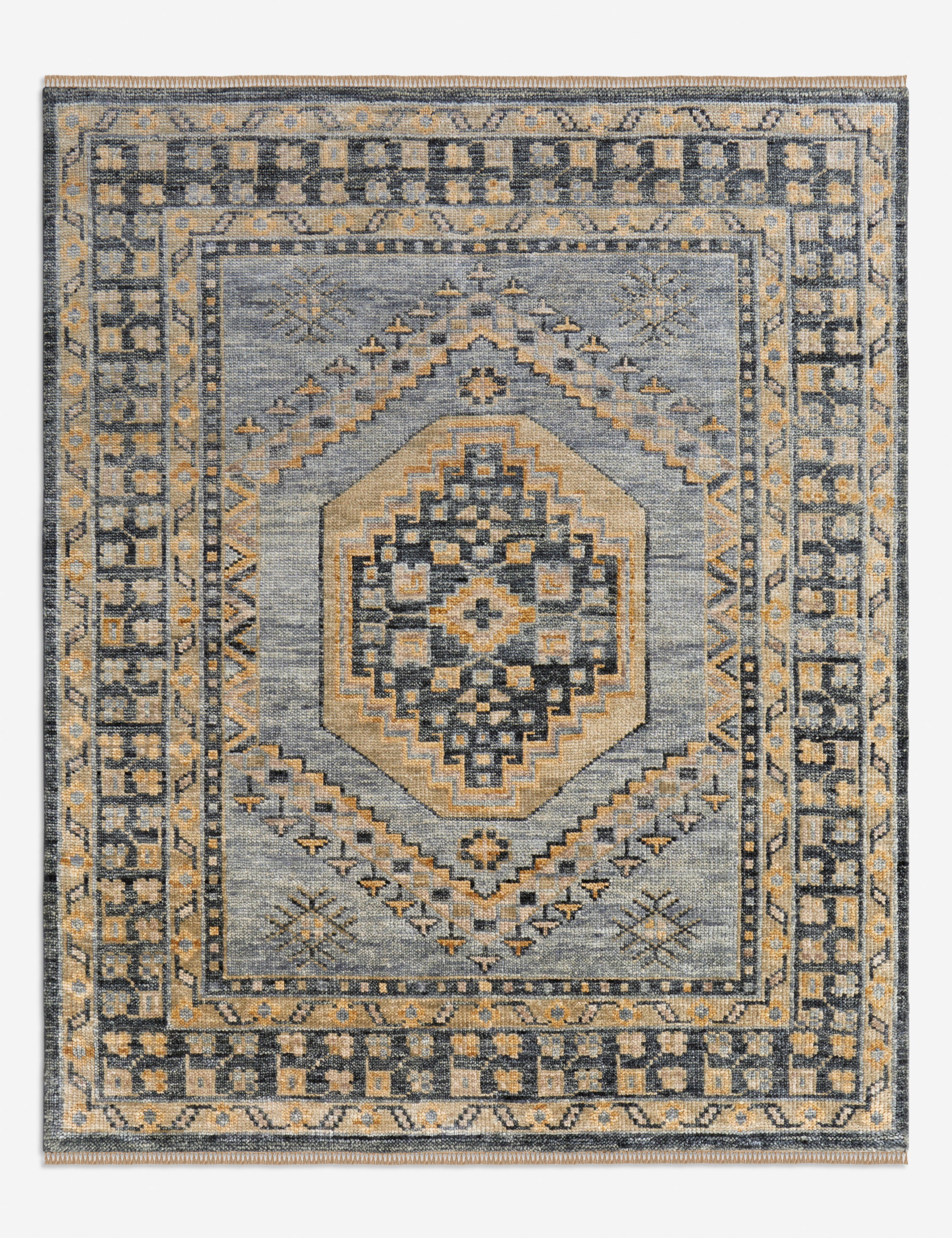 Barraza Hand Knotted Wool Rug - Premium Handmade Area Rug for Living Room, Bedroom & Office - Soft & Durable Home Decor