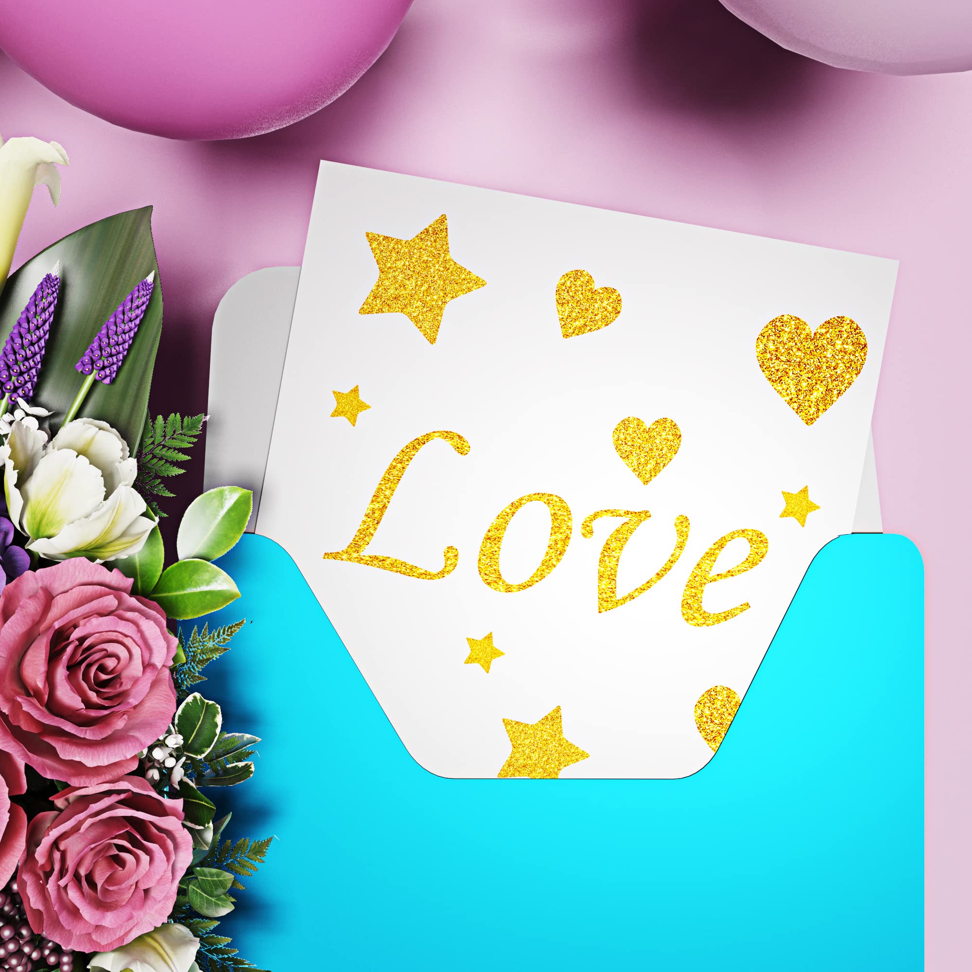 Premium Gold Glitter Cardstock Roll - 15.8