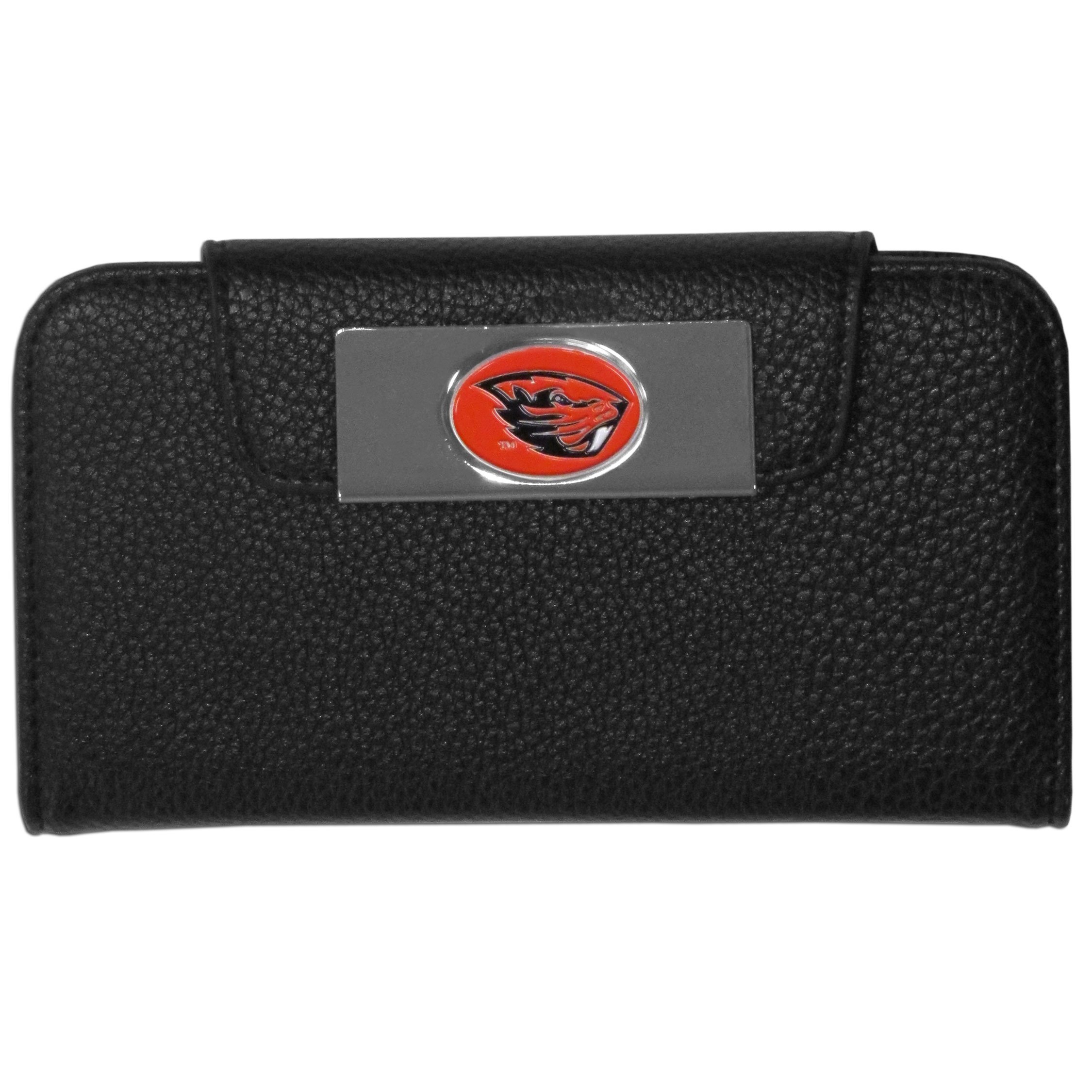 NCAA iPhone 5/5S Wallet Case by Siskiyou Sports - Slim Protective Phone Cover with Card Slots for Credit Cards & ID - Perfect for Game Days, Campus Life & Everyday Use