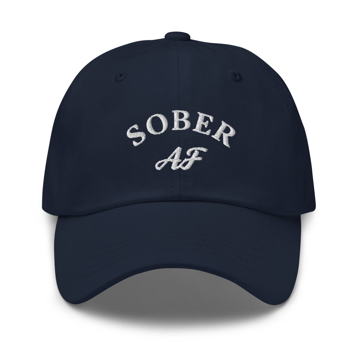 Sober AF Dad Hat - Bold & Inspirational Sobriety Gift for Men & Women - Perfect for AA Meetings, Recovery Celebrations & Sober Life