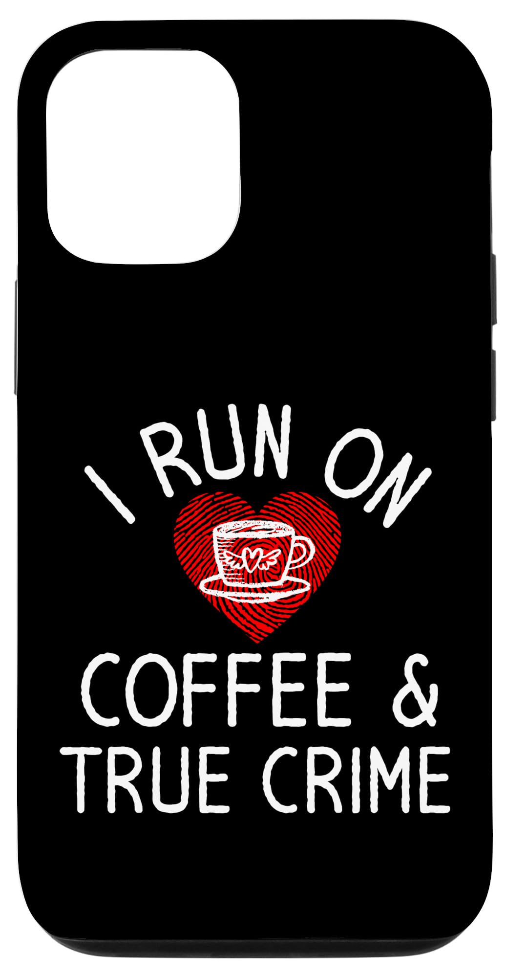iPhone 12/12 Pro Coffee Lover Phone Case - Funny Podcast & Coffee Themed Protective Cover for Apple iPhone 12/12 Pro - Perfect Gift for True Crime Fans & Coffee Enthusiasts - Ideal for Work, Commuting & Relaxing with Your Favorite Podcast