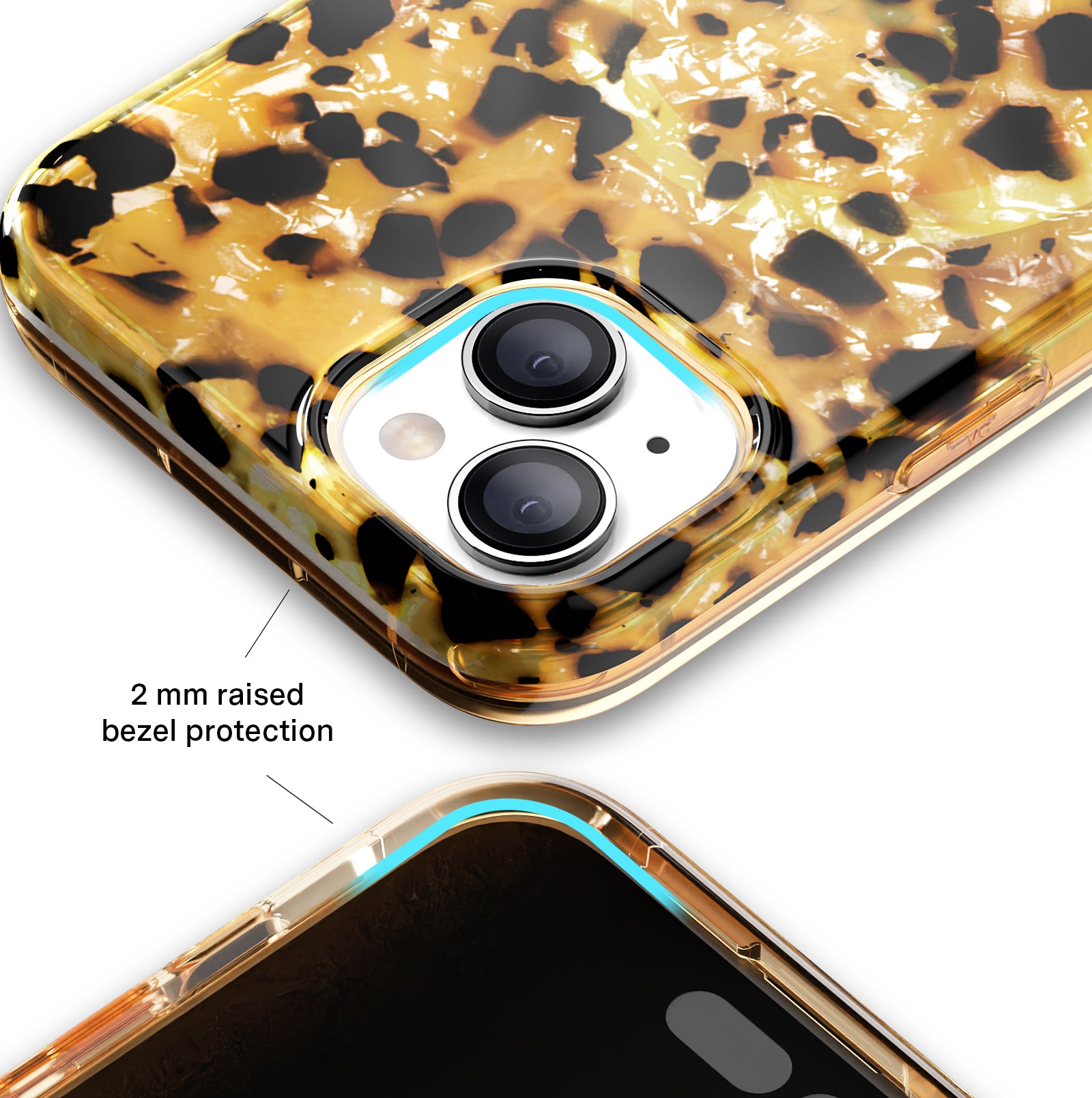 Premium Blonde Tortoise Shell iPhone Case - Stylish & Durable Protection for iPhone 12/13/14/15 Pro Max - Perfect for Everyday Use, Work & Travel