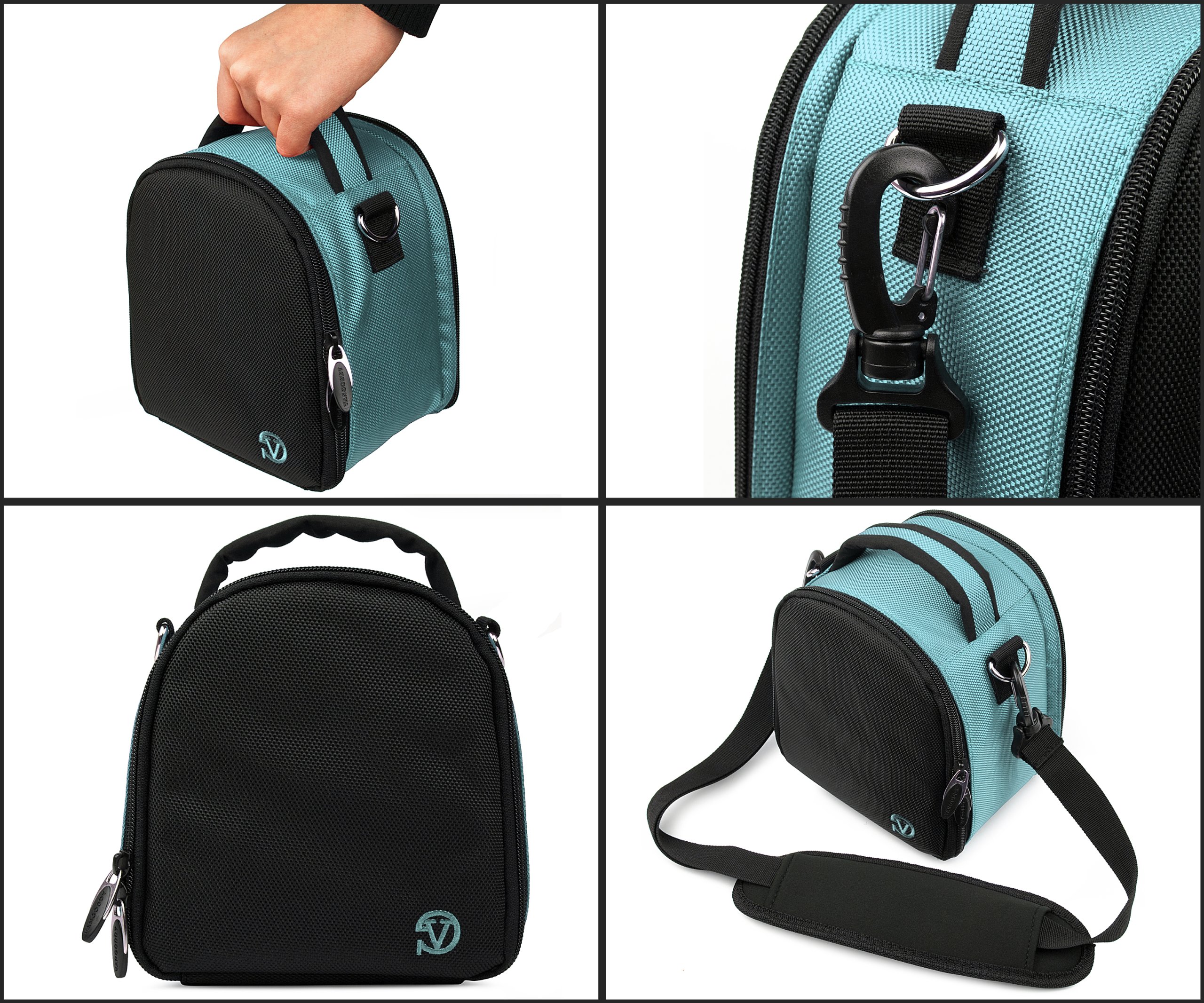 Premium DSLR Camera Bag Case for Panasonic LUMIX DMC FZ150/FZ200/FZ48/FZ62/FZ72 - Waterproof Travel Camera Bag with Screen Protector & Mini Tripod - Perfect for Outdoor Photography, Hiking and Travel Adventures
