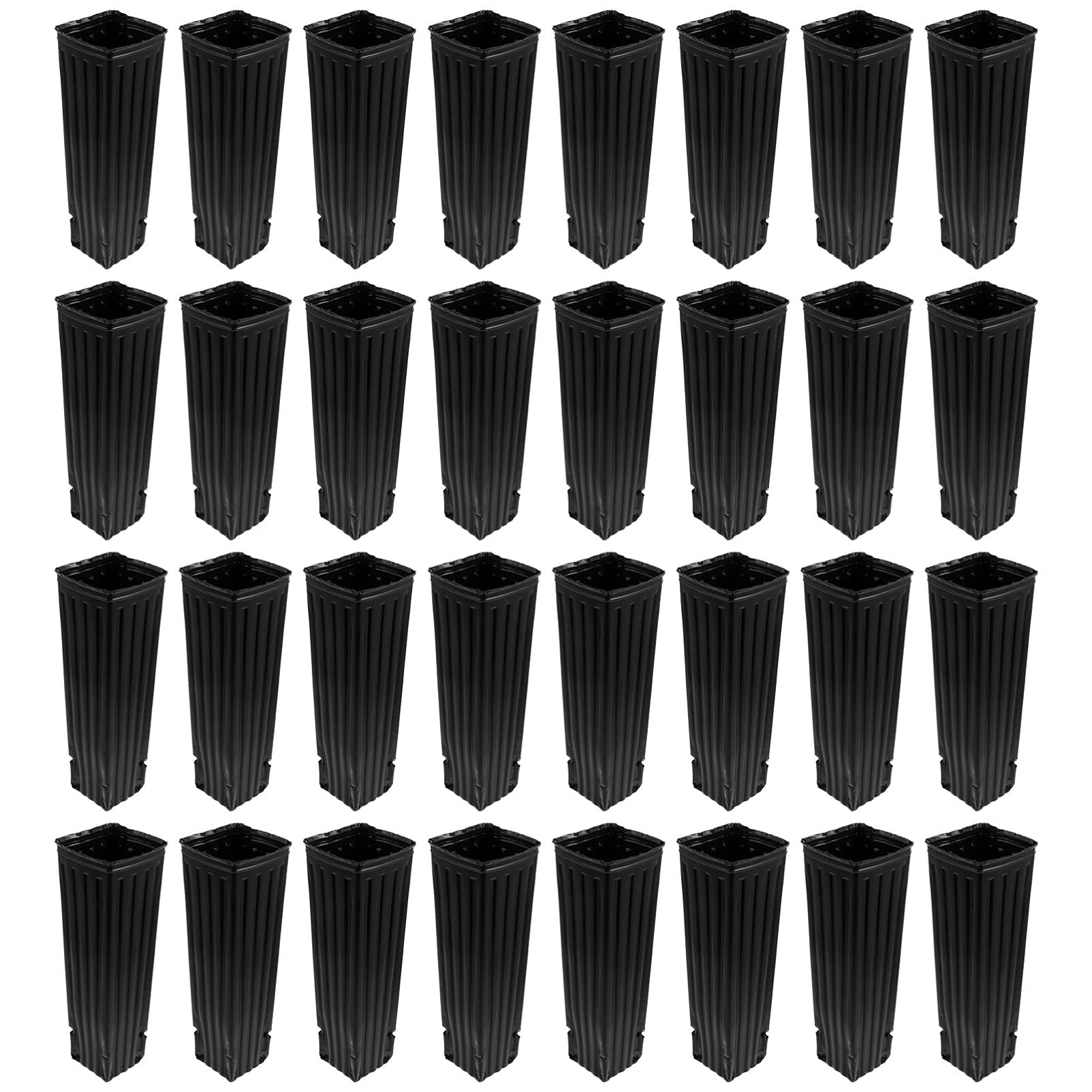 UPKOCH 50 Pack Durable Nursery Grow Bags for Plants - Reusable Flower Pouches with Drainage Holes - Ideal for Seedlings, Vegetables, Herbs & Indoor/Outdoor Gardening