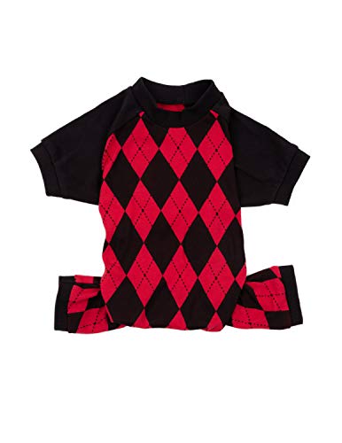 Argyle Black & Red