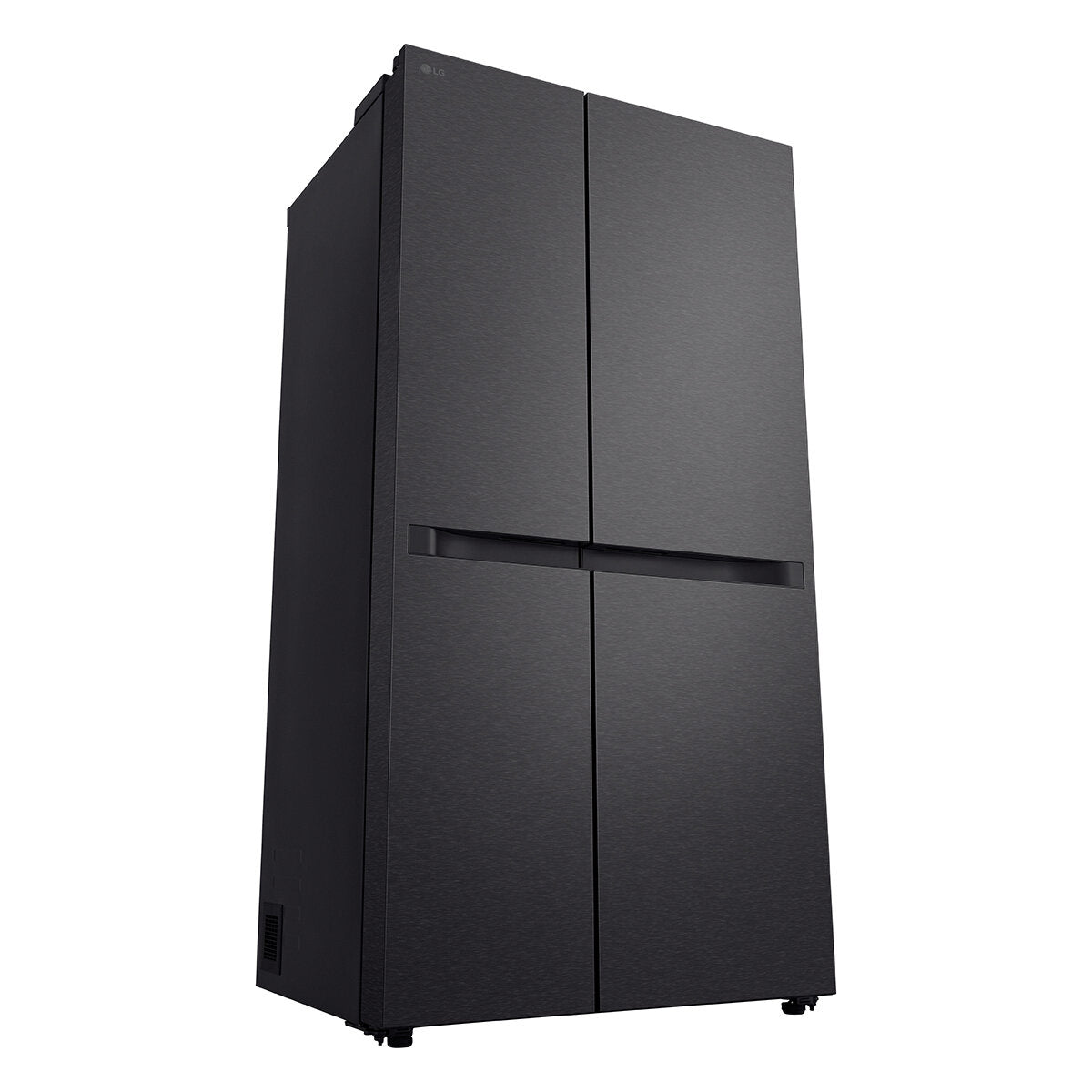 LG 664L Side by Side Refrigerator with Ice Maker - Matte Black (GS-B599MBL) - Energy Efficient Large Capacity Fridge for Modern Kitchen & Open Floor Plan Homes