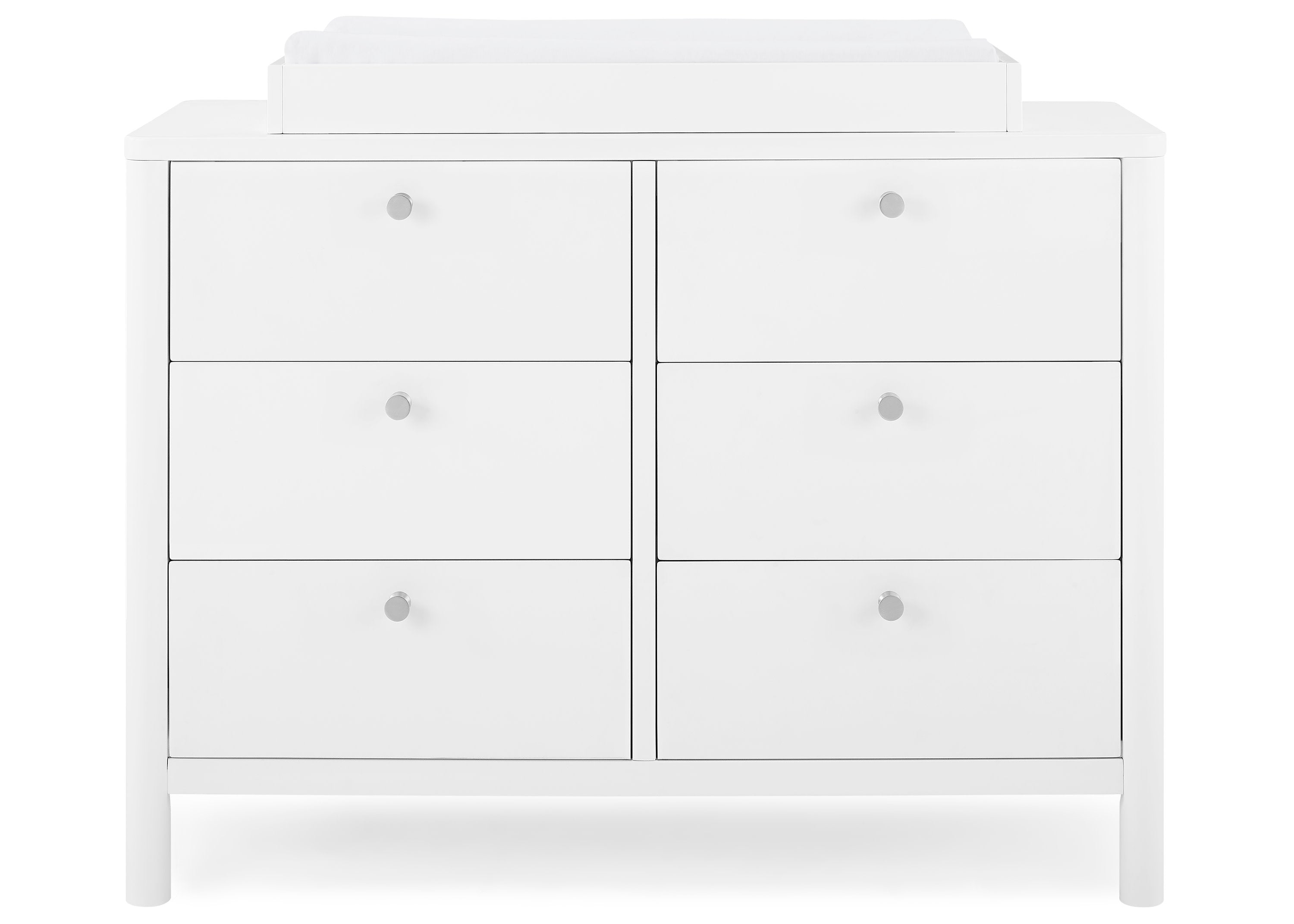 Brooks 6 Drawer Dresser with Interlocking Drawers - Sturdy Wooden Bedroom Furniture for Clothes Storage | Perfect for Master Bedroom, Guest Room & Nursery Organization