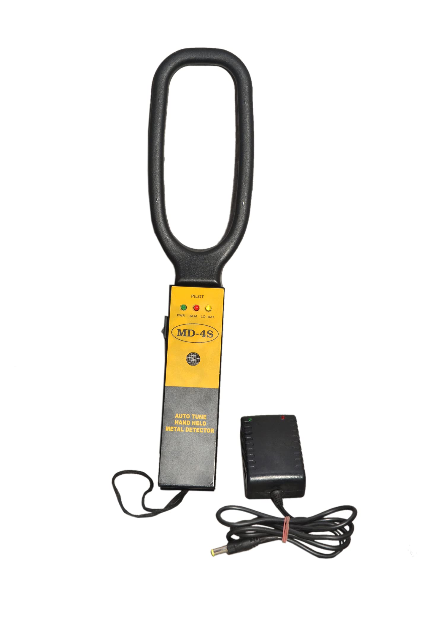 PMS PX-04 Metal Detector with Automatic Self-Adjusting Circuits, Rechargeable Battery & Charger - 1 Year Warranty - Perfect for Treasure Hunting, Beach Combing & Security Screening