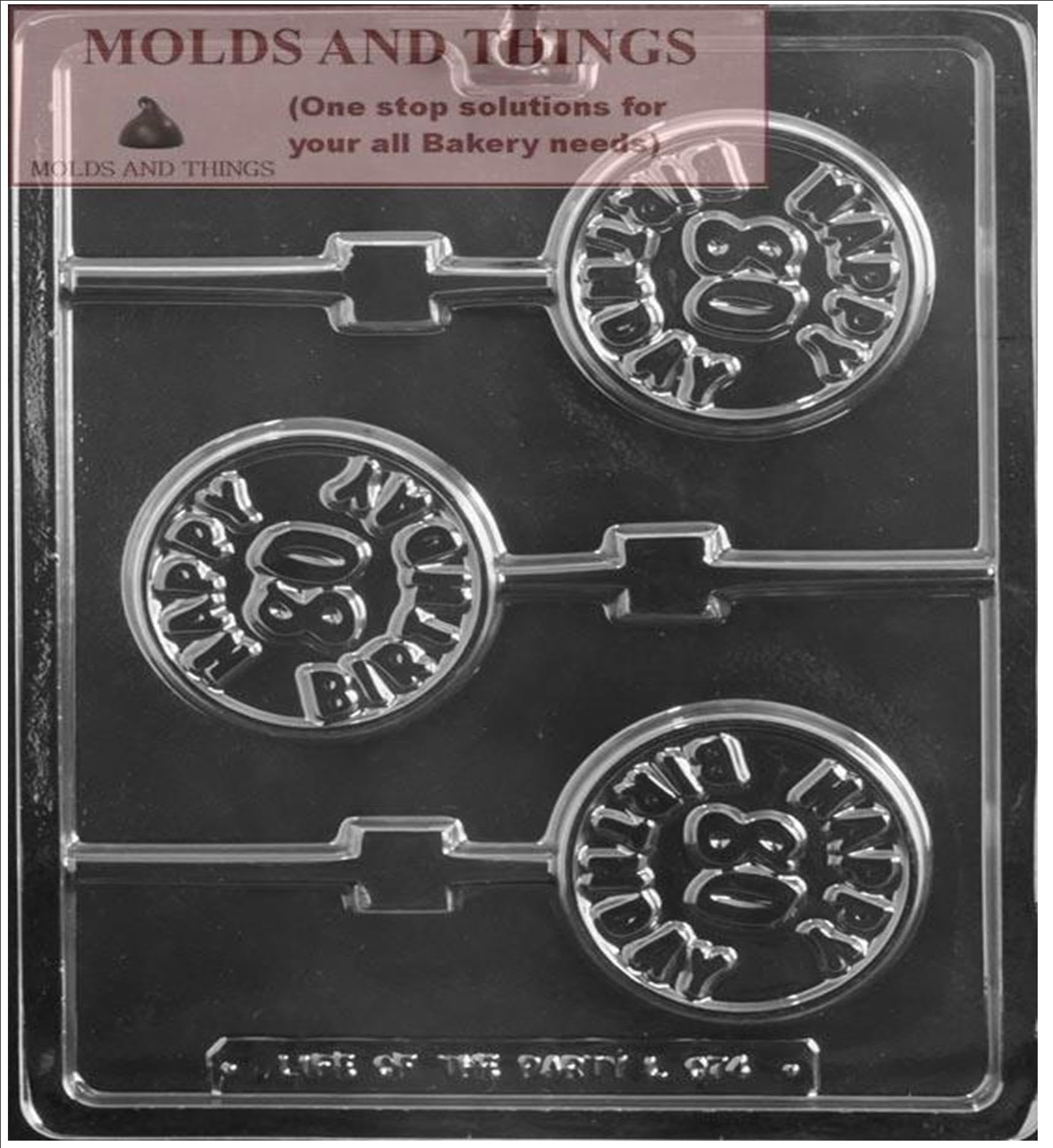 80th Birthday Chocolate Candy Mold - Numbers & Letters for DIY Candy Making with Instructions | Perfect for Birthday Parties, Anniversary Celebrations & Gift Giving