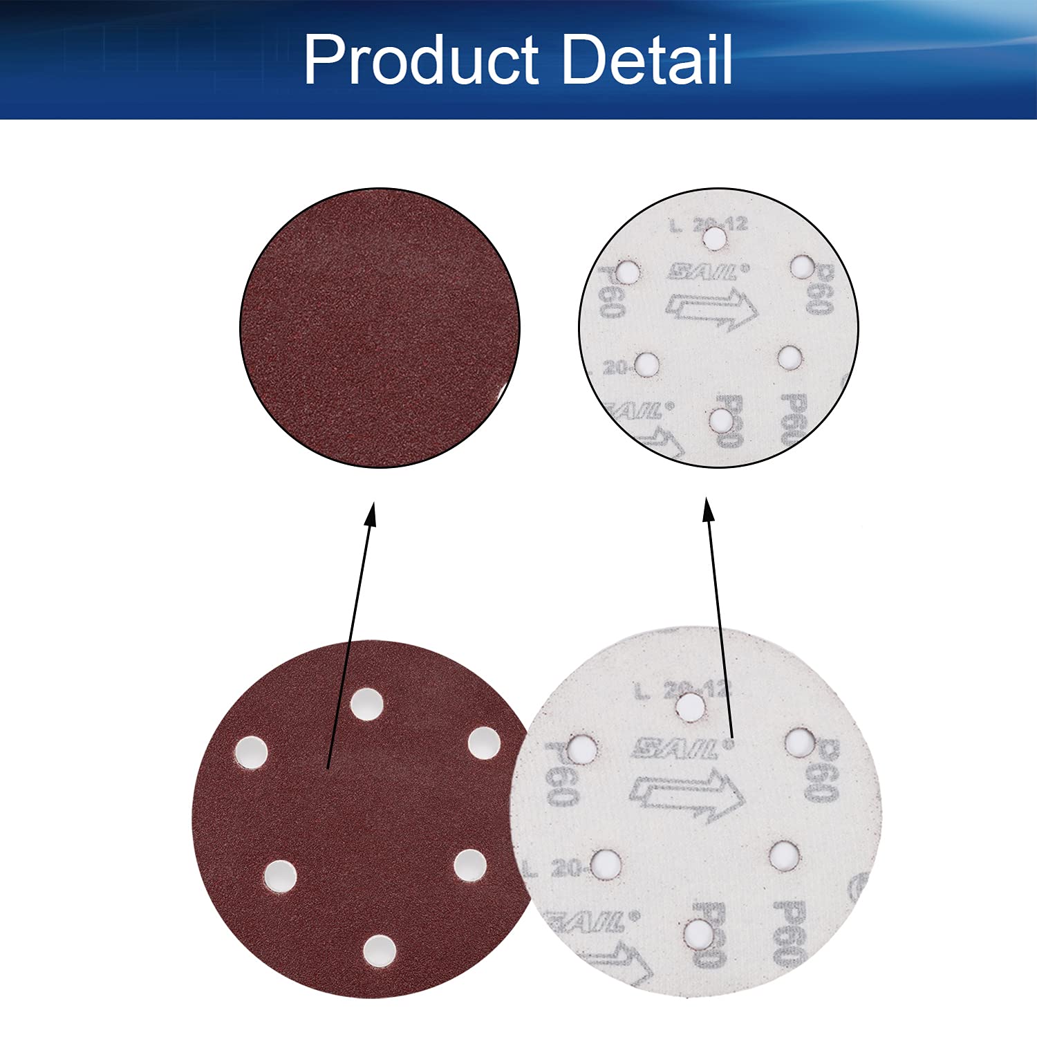 10PCS 400 Grits Hook and Loop Sanding Discs - 7-Inch 8-Hole Aluminum Oxide Round Sandpaper for Angle Grinder, Woodworking & Metal Polishing - Perfect for DIY Projects, Furniture Refinishing & Automotive Sanding