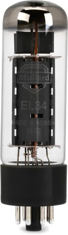 Mullard EL34PL Platinum Matched Pair Power Tubes for Guitar Amplifiers & Hi-Fi Audio Systems - Premium Vacuum Tube Replacement for Enhanced Sound Quality