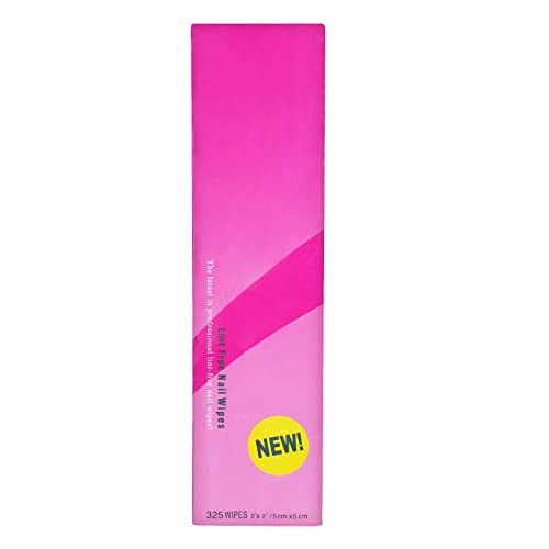 Disposable Non-Woven Nail Polish Remover Towels - No Lint, Gentle Nail Care Cotton Wipes for Salon & Home Use (One Size, Pack of 100) - Perfect for Manicures, Pedicures & Nail Art Cleaning