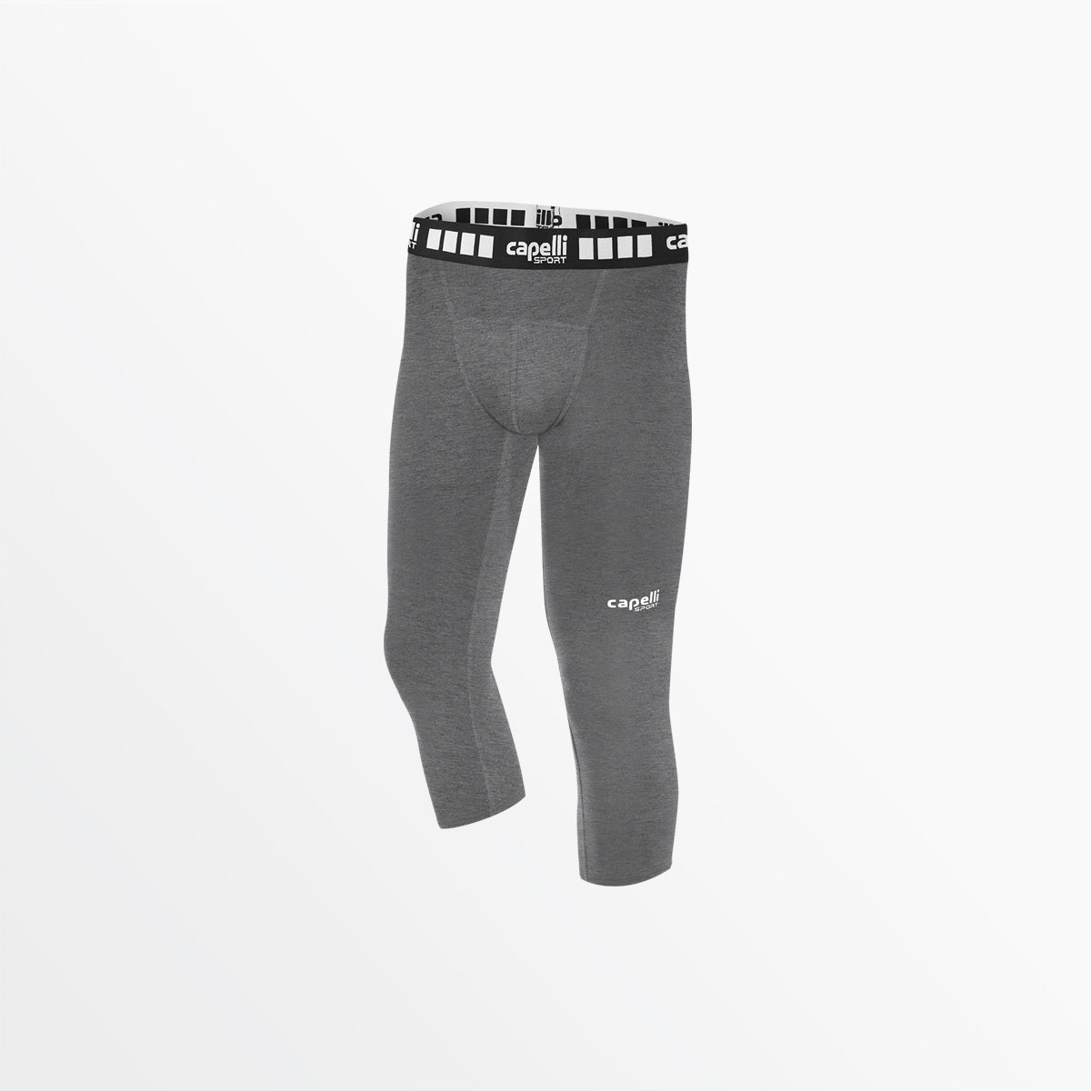 BOYS 3/4 LENGTH PERFORMANCE TIGHTS - Athletic Compression Pants for Running, Soccer & Basketball - Moisture Wicking & Breathable Workout Leggings for Kids Sports & Active Play