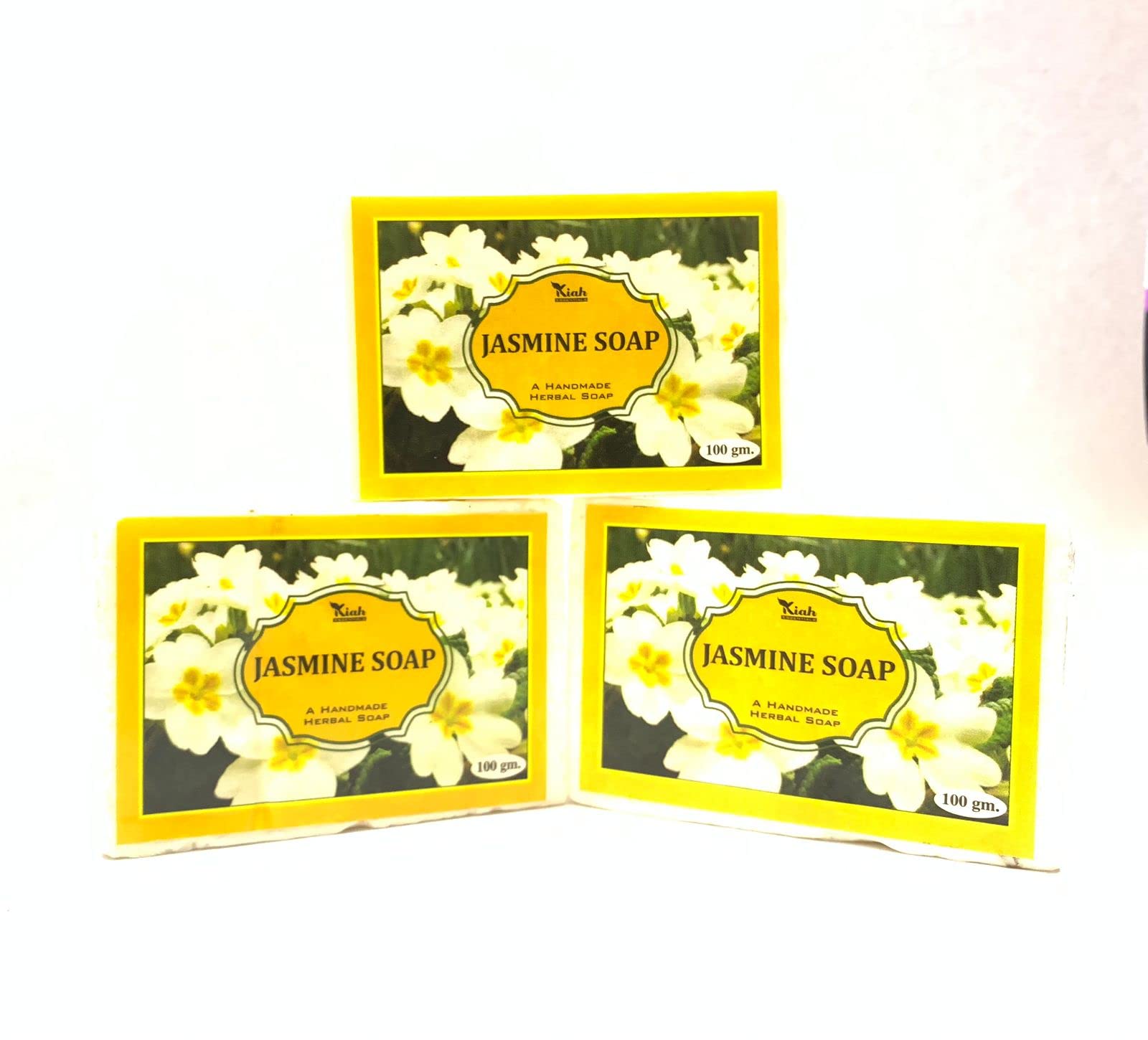 Jasmine Soap - 100g Fresh Ayurvedic Handmade Chameli Soap for Brightening & Clearing Skin | Natural Glow Booster | Perfect for Daily Skincare & Aromatherapy Relaxation