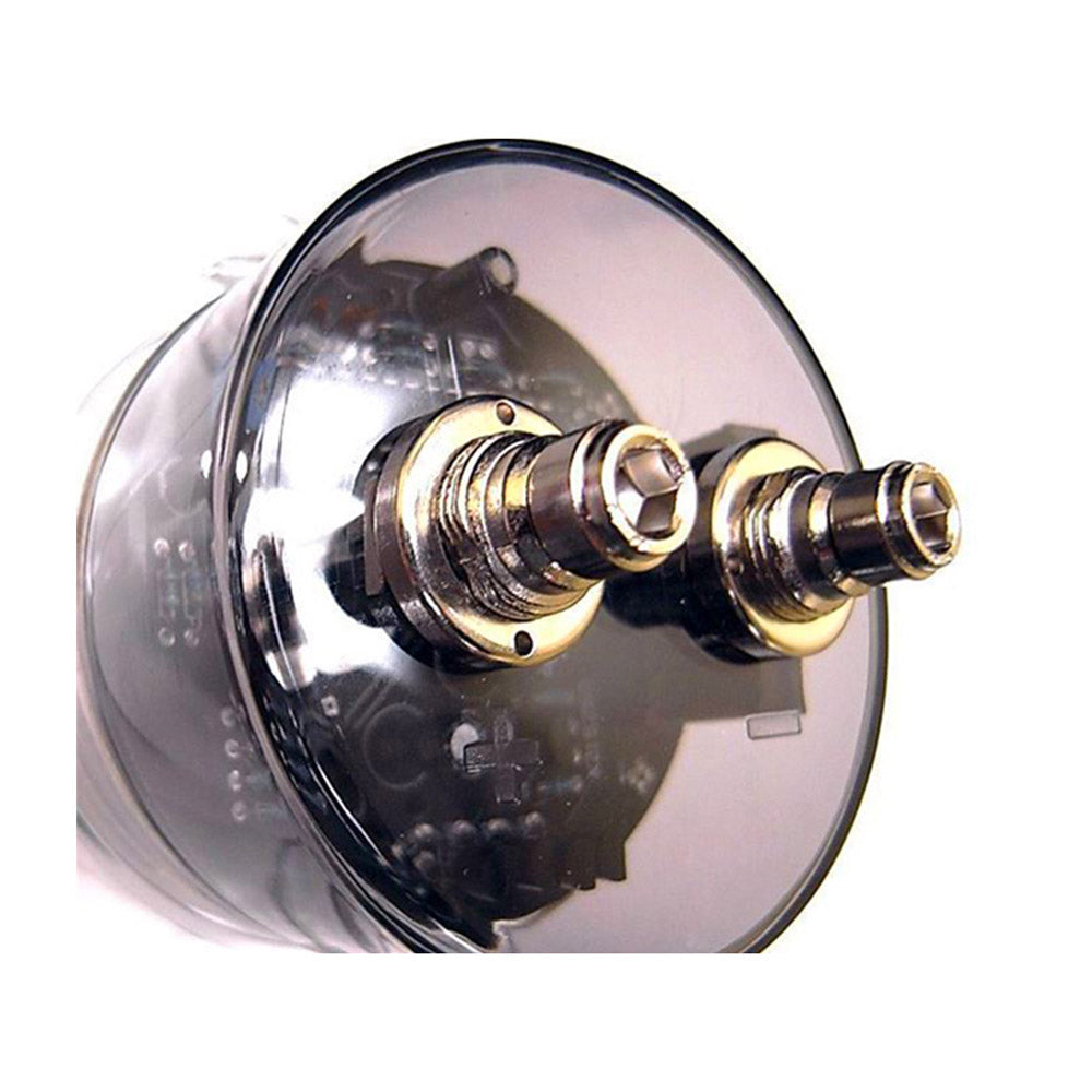 Power Acoustik PC1.5F 1000W 1.5 Farad Digital Car Audio Capacitor - Enhances Bass & Prevents Headlight Dimming for Car Stereo Systems