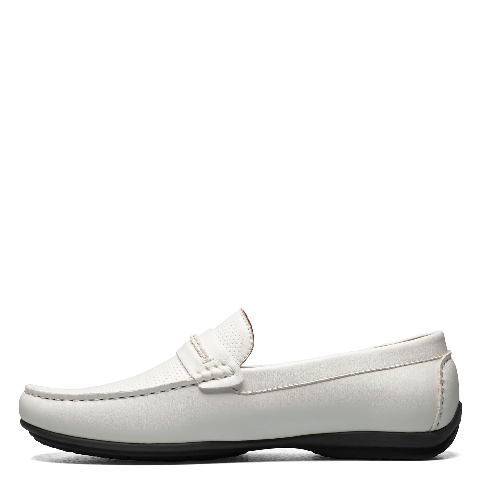 STACY ADAMS Men's Corvus Leather Loafers - Comfortable Slip-On Dress Shoes for Business, Office & Formal Occasions