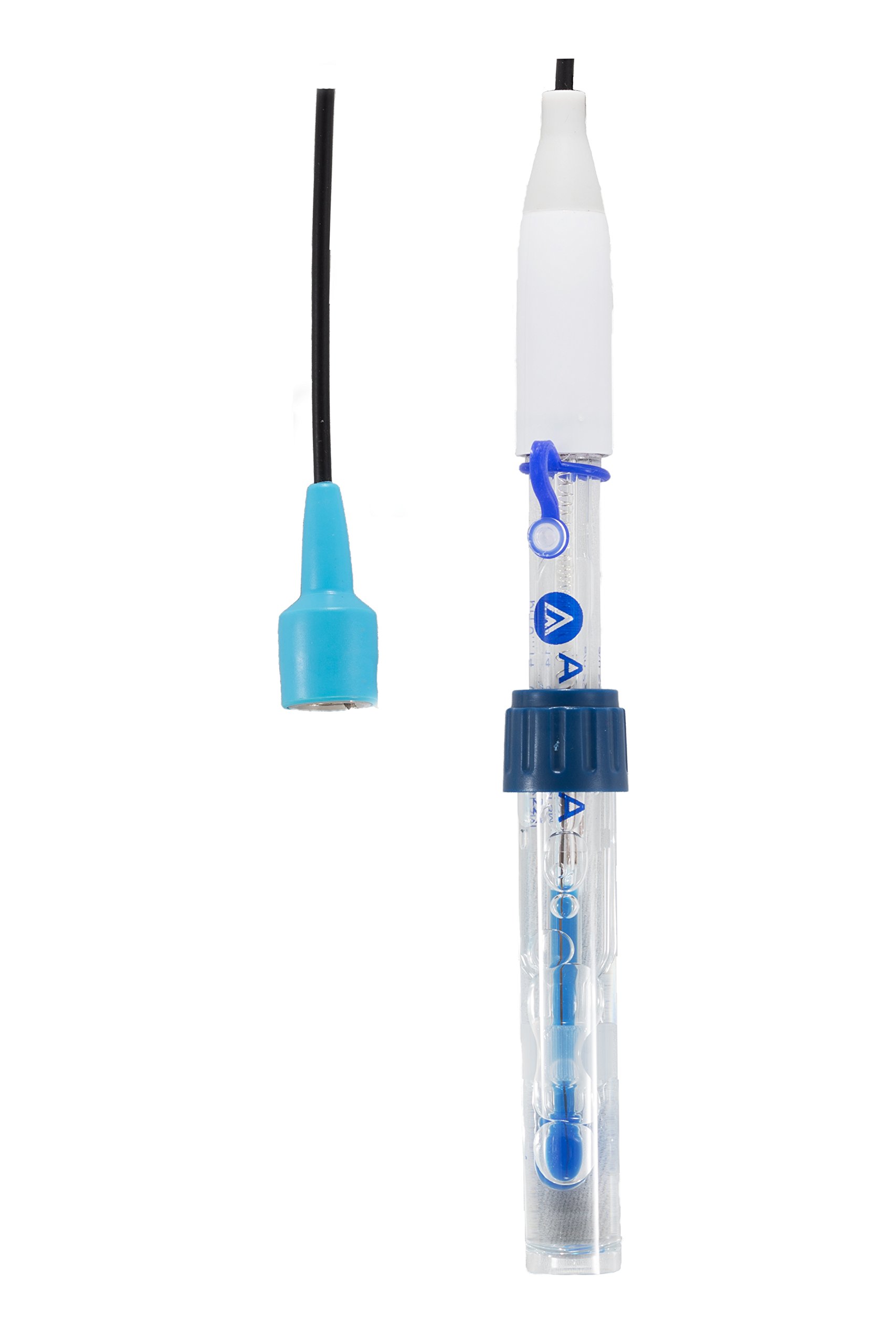 Apera AI3101 LabSen 211 Glass-Body pH Electrode - High Accuracy pH Sensor for General Water Testing, TRIS Buffer Compatible, Impact-Resistant Design with BNC Connector - Ideal for Laboratory, Aquariums, Hydroponics & Water Quality Monitoring