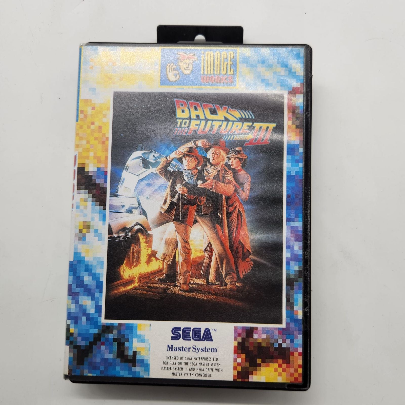 Back To The Future 3 Sega Master System Game with Manual - PAL Version | Retro Gaming Collectible for Classic Console Enthusiasts | Perfect for Nostalgic Gaming Nights and Collector's Display