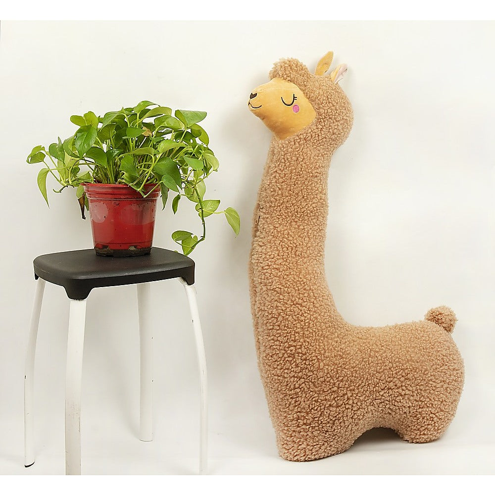 100cm Giant Alpaca Llama Stuffed Animal Plush Toy - Extra Large Soft Cuddly Pillow for Kids, Best Gift for Boys & Girls - Perfect for Bedtime, Nursery Decor, and Birthday Presents